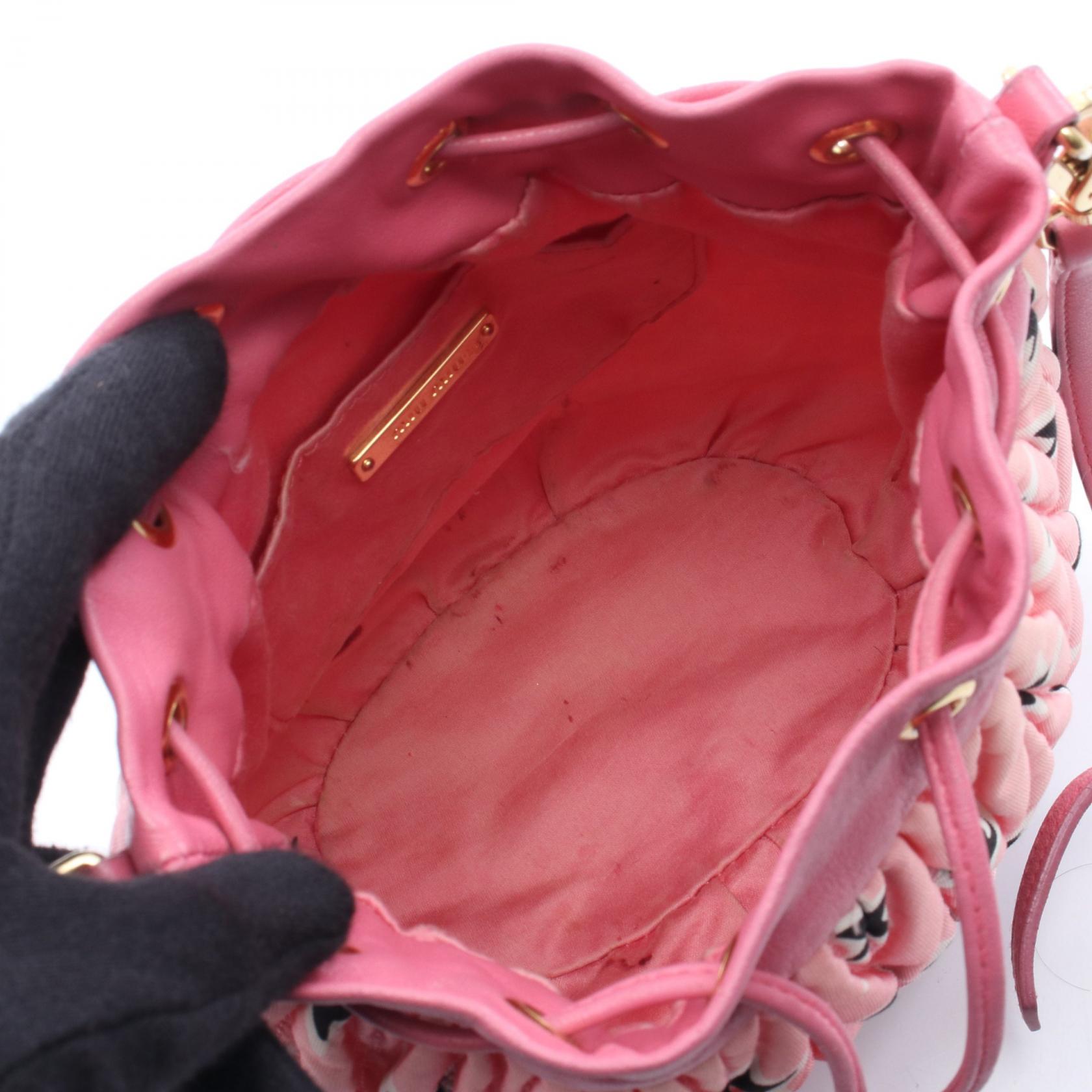 ミュウミュウ MATELASSE バケットバッグ