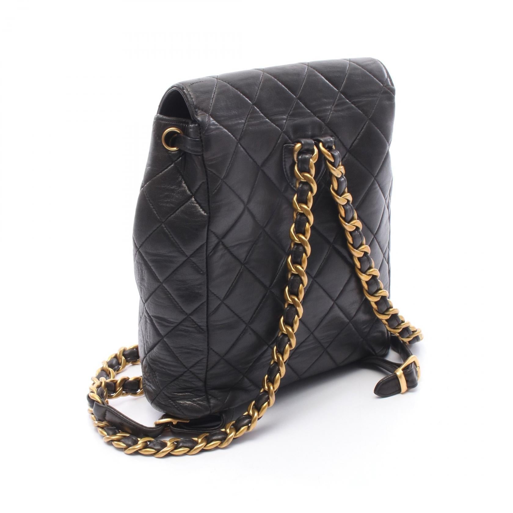 シャネル ラムスキン リュックサック