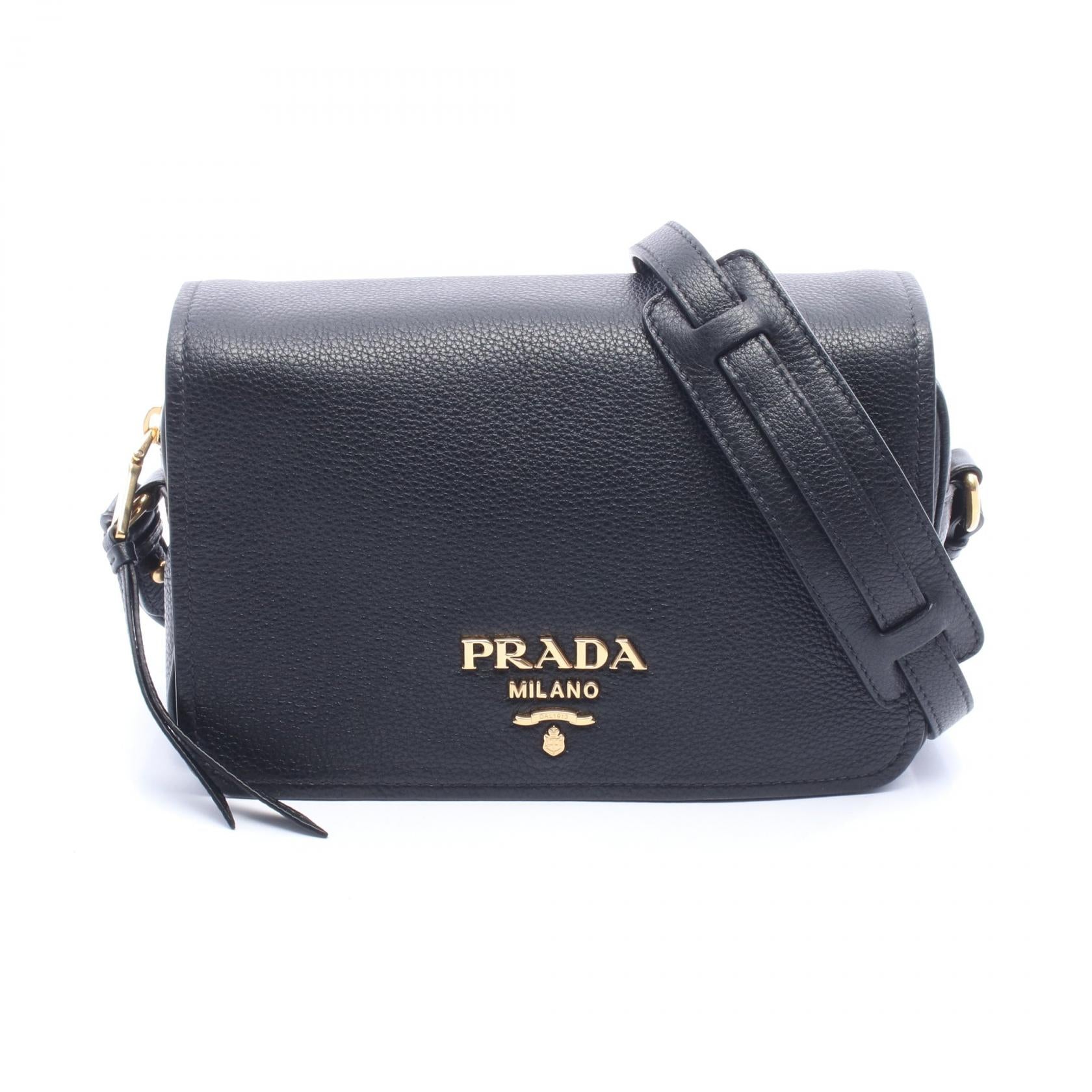 プラダ VITELLO PHENIX レザーショルダーバッグ