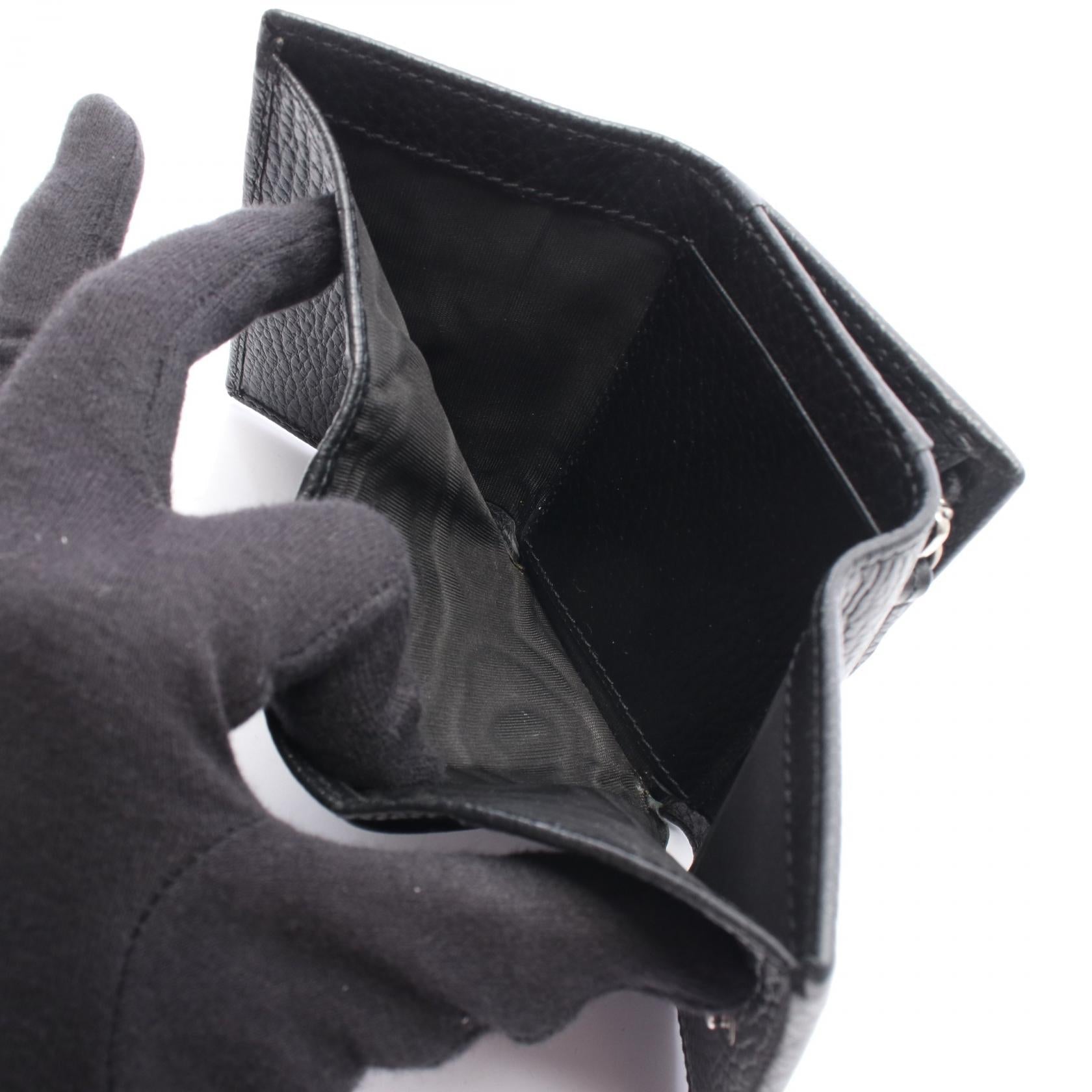 グッチ GGマーモント レザー三つ折り財布