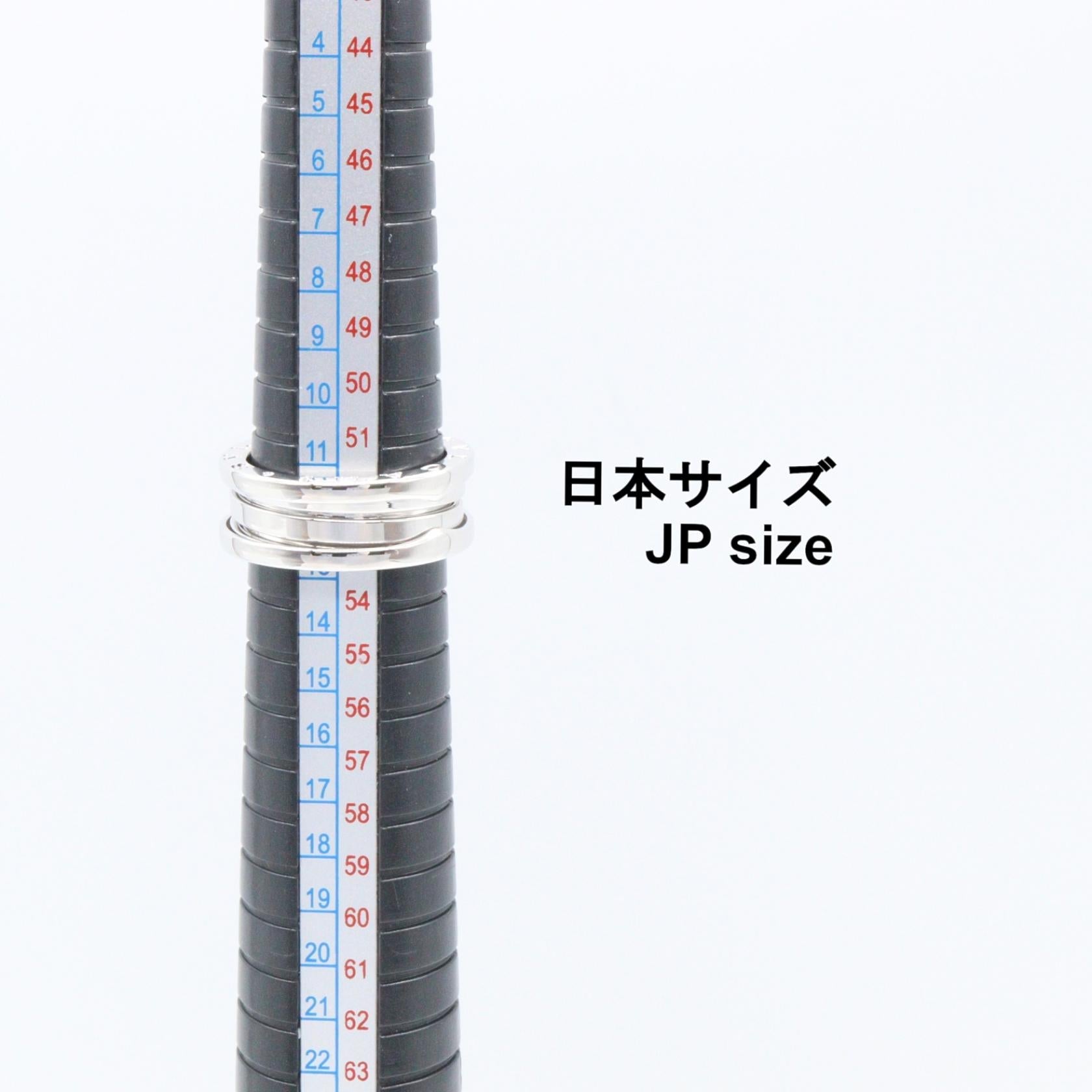 ブルガリ ビーゼロワン Au750ホワイトゴールド リング 53号