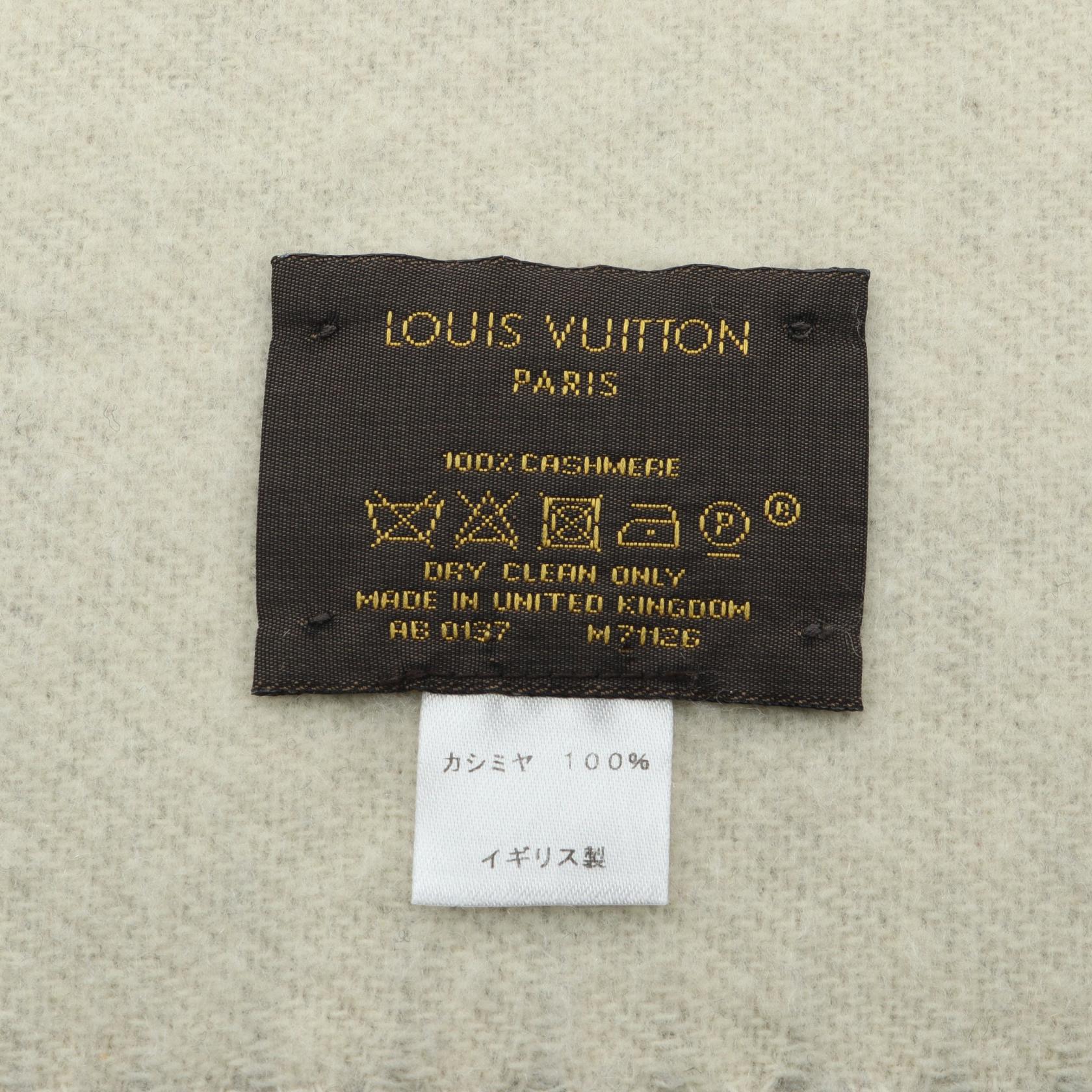 ルイヴィトン エシャルプ レイキャビック カシミヤマフラー