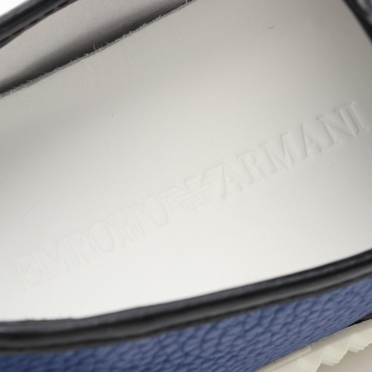 エンポリオアルマーニ レザースリッポン
