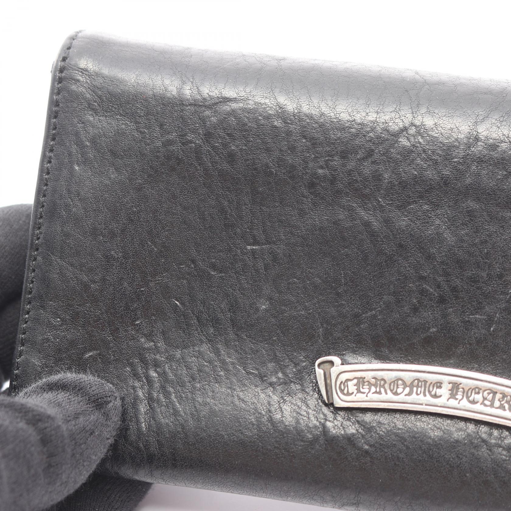 クロムハーツ ジュディ レザー二つ折り長財布