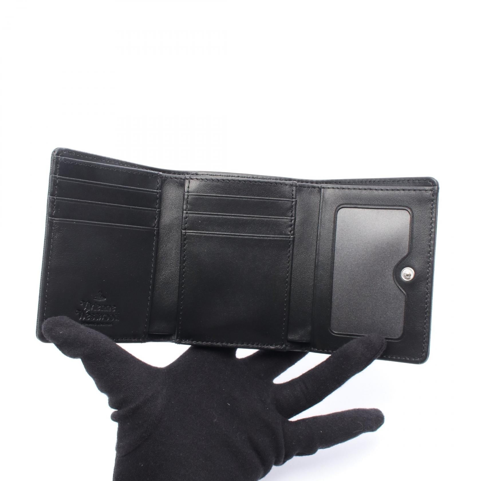 ヴィヴィアンウエストウッド SMALL FRAME WALLET 三つ折り財布 レザー