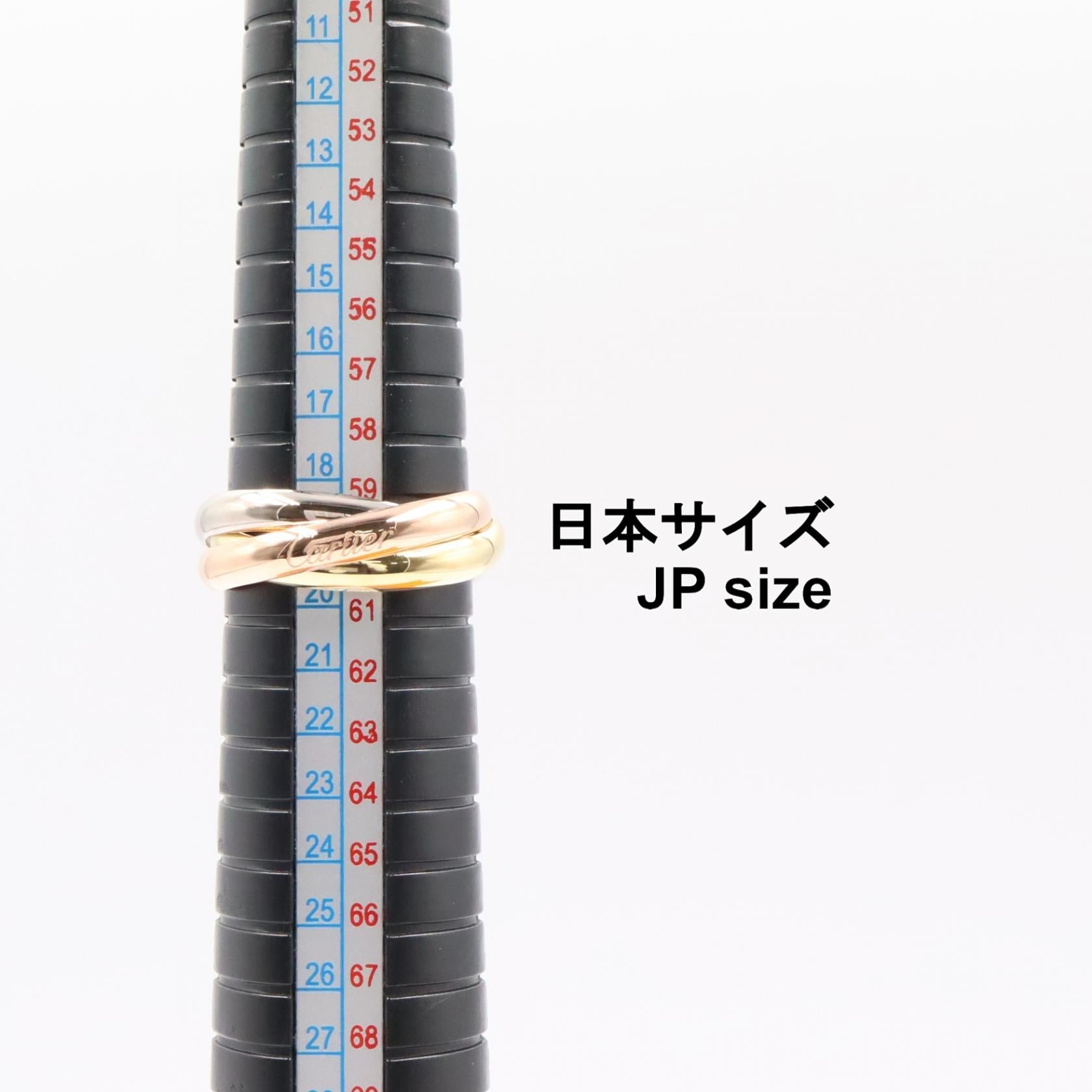 カルティエ トリニティ Au750 リング 19号