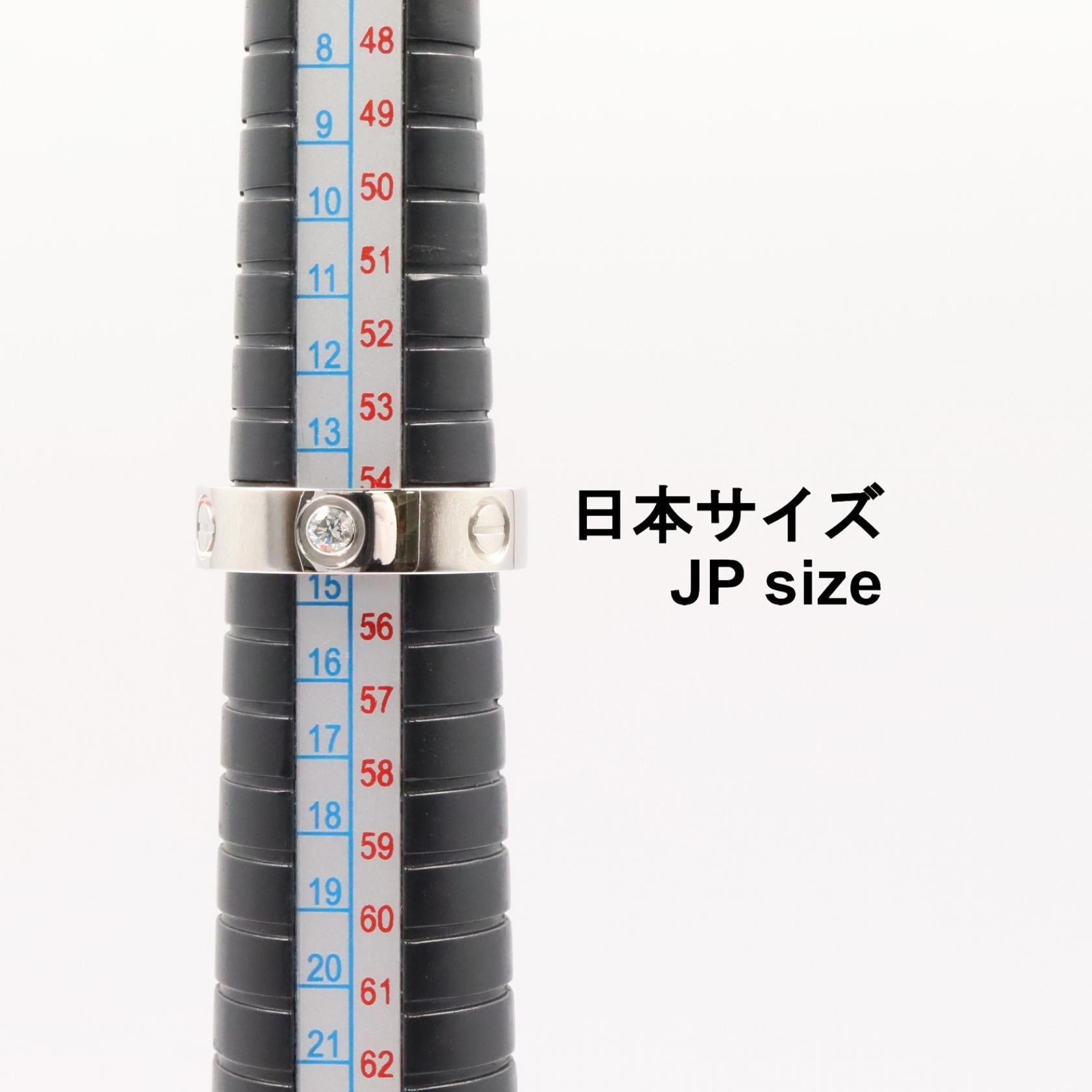 カルティエ ラブ Pt950 ダイヤモンドリング 14号