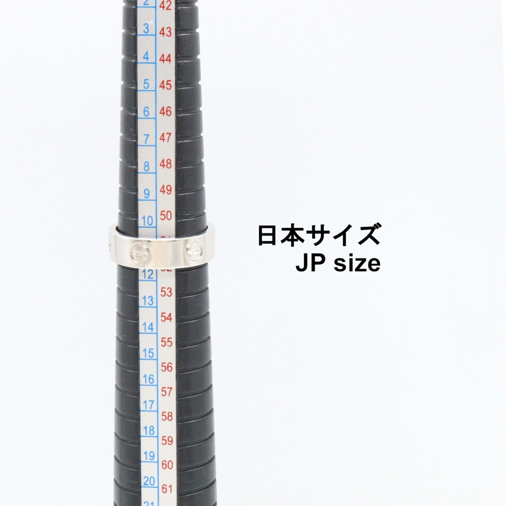 カルティエ ラブ Au750ホワイトゴールド リング 11号