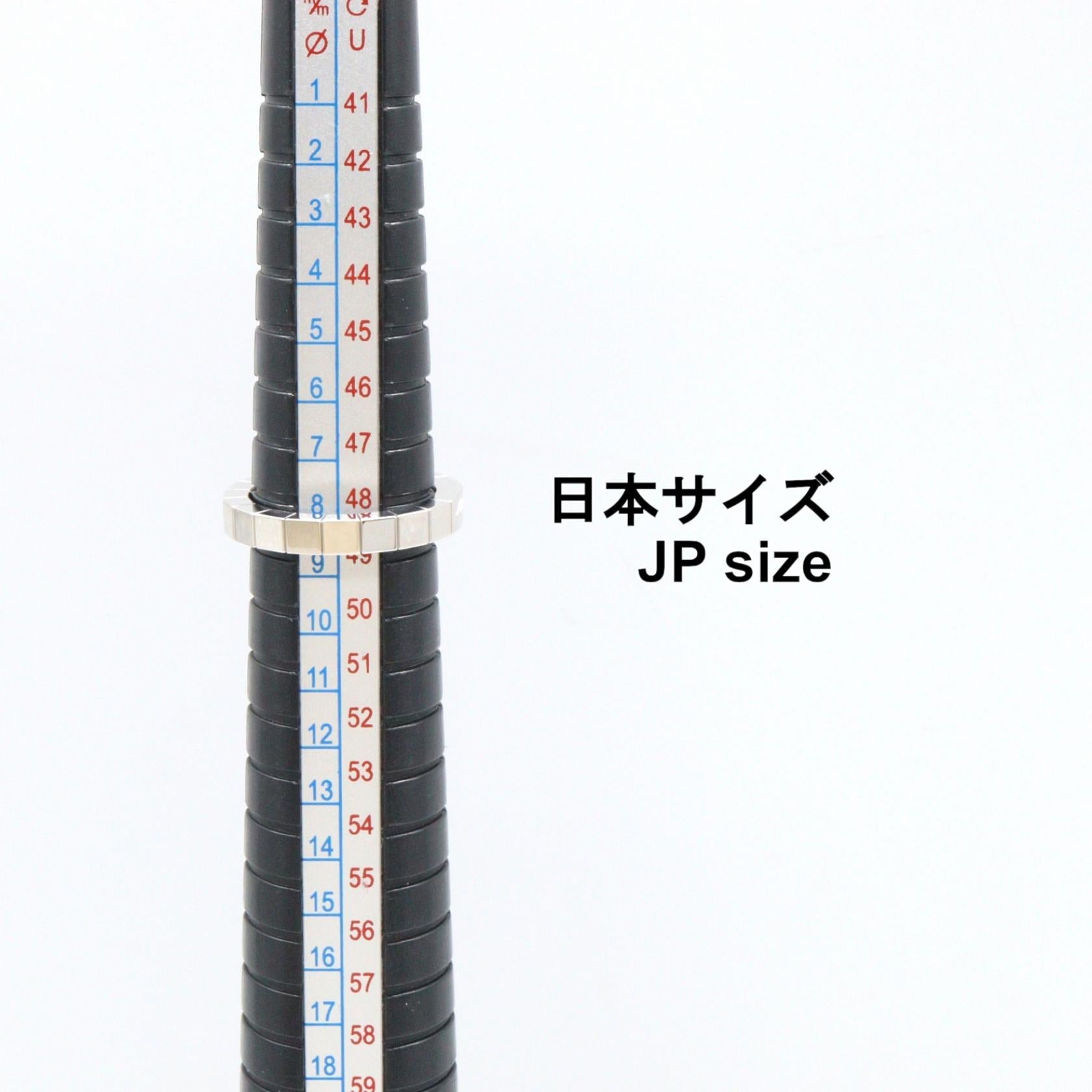 カルティエ ラニエール Au750ホワイトゴールド リング 8号