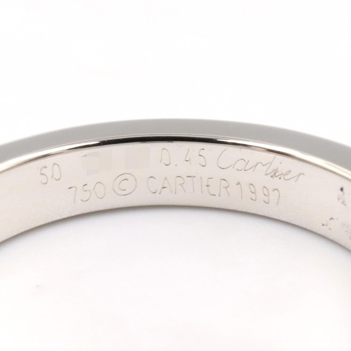 カルティエ タンク Au750 ダイヤモンドリング 9号