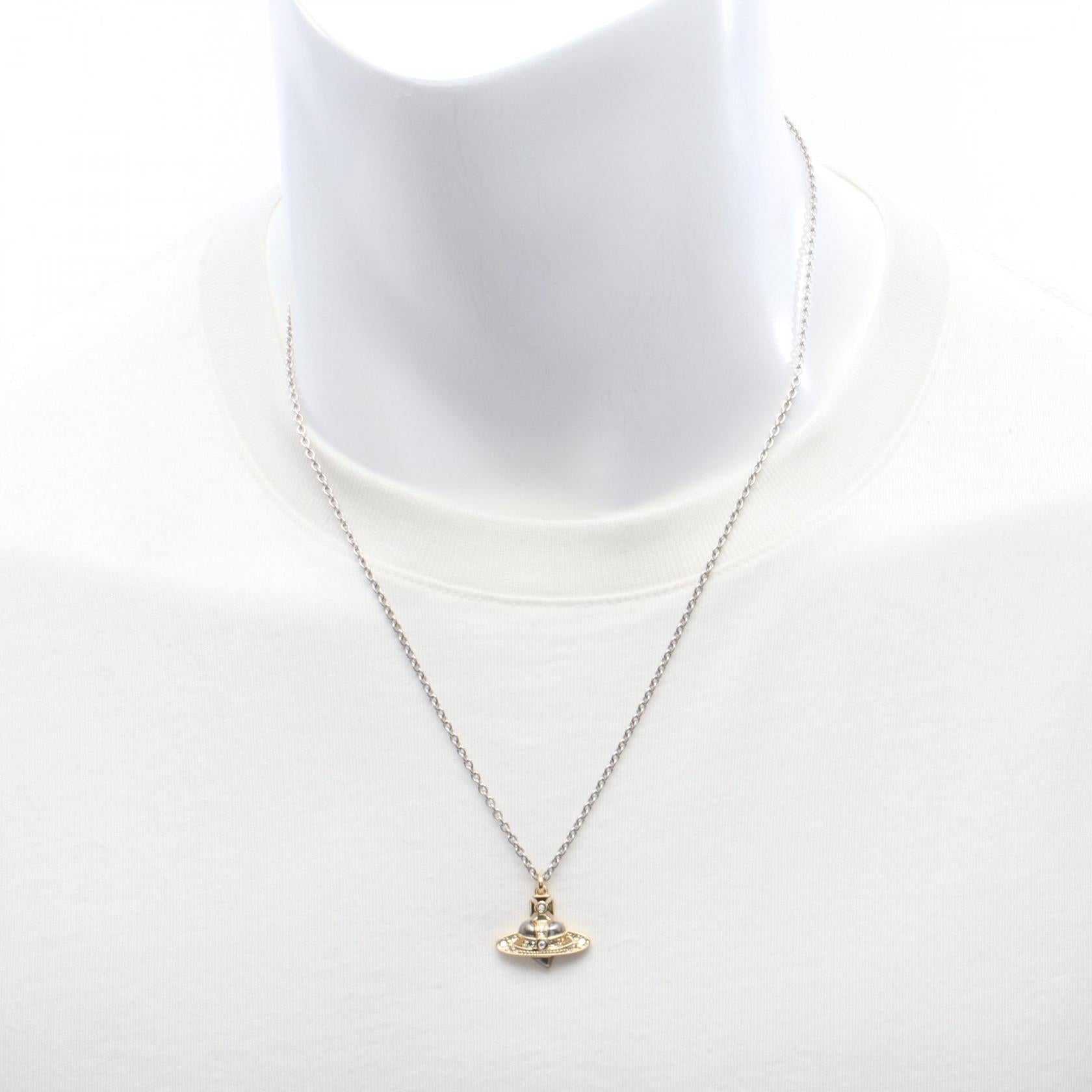 ヴィヴィアンウエストウッド MAN DIAMANTE HEART ネックレス