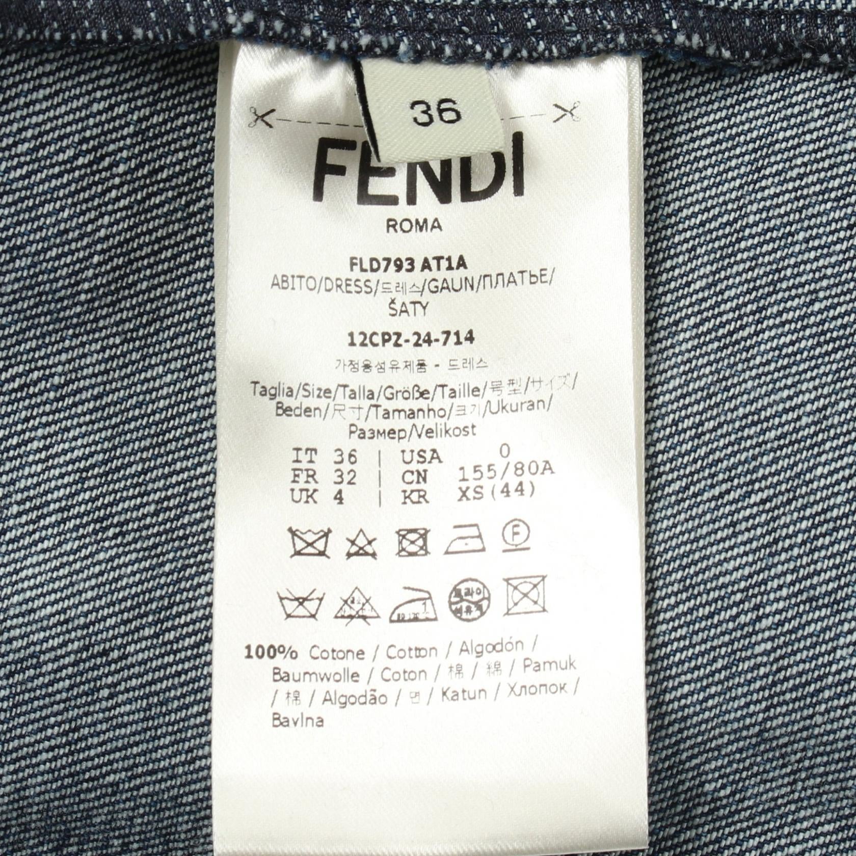 フェンディ コットンワンピース