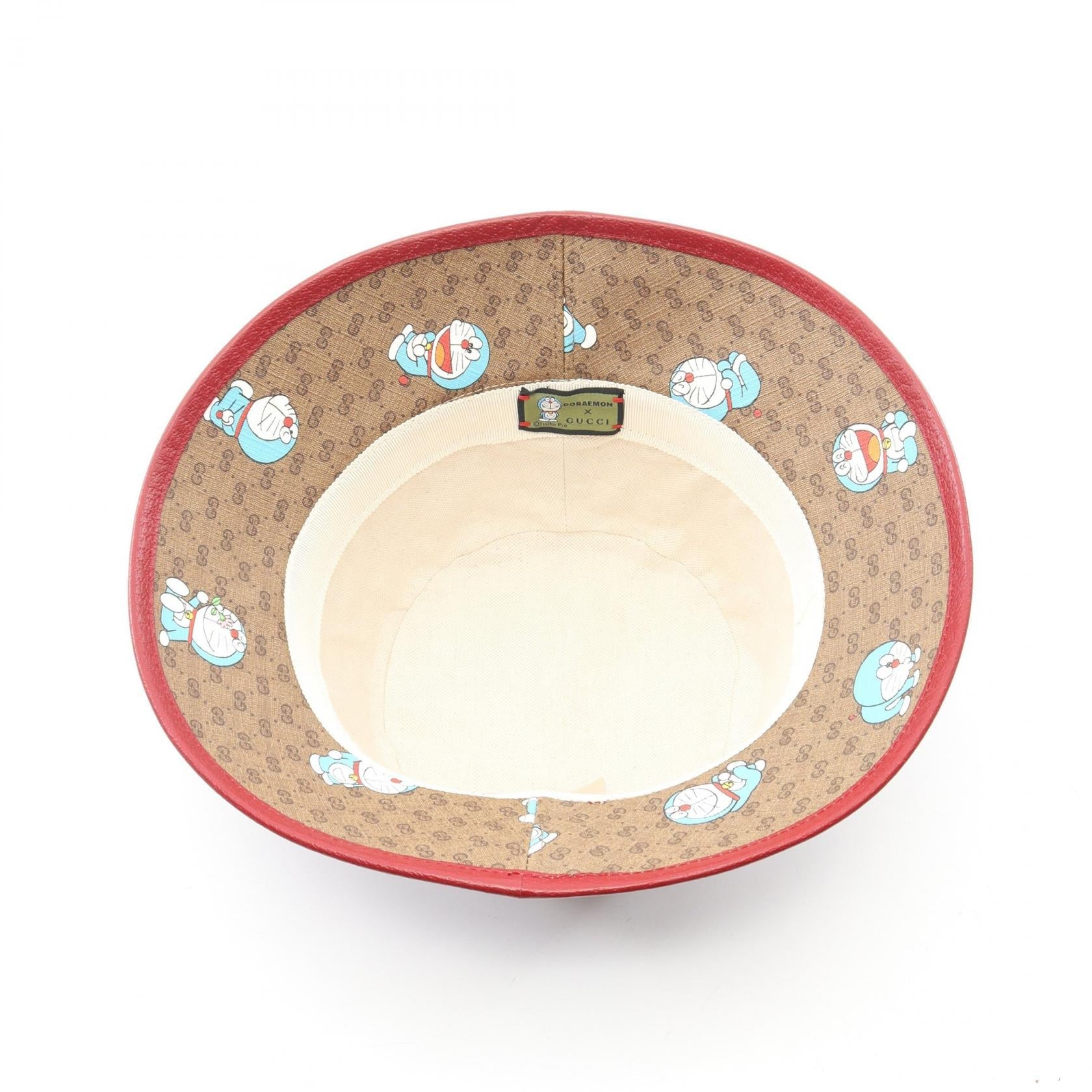 グッチ ドラえもん レザー PVC ハット