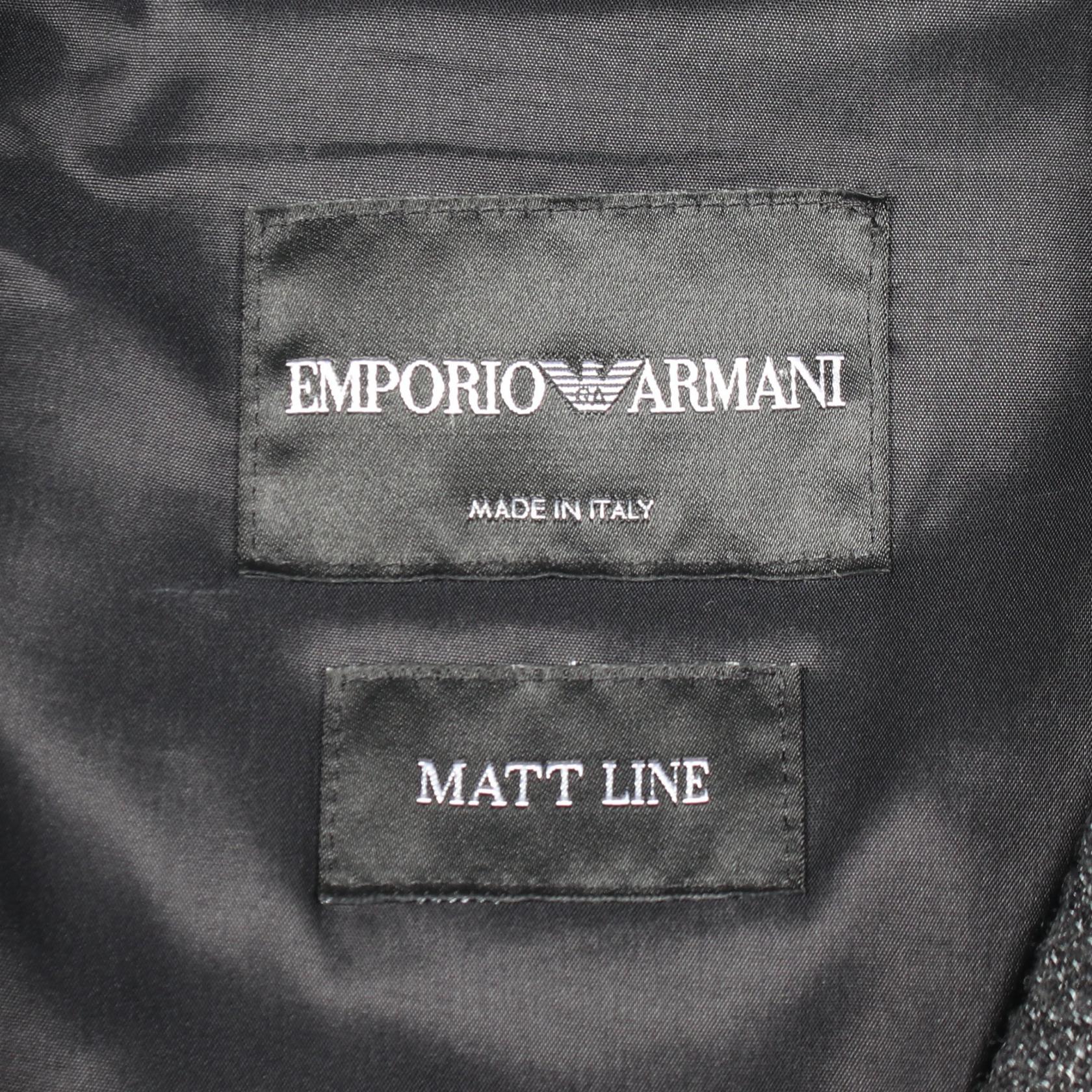 エンポリオアルマーニ MATT LINE ウール混紡アウター