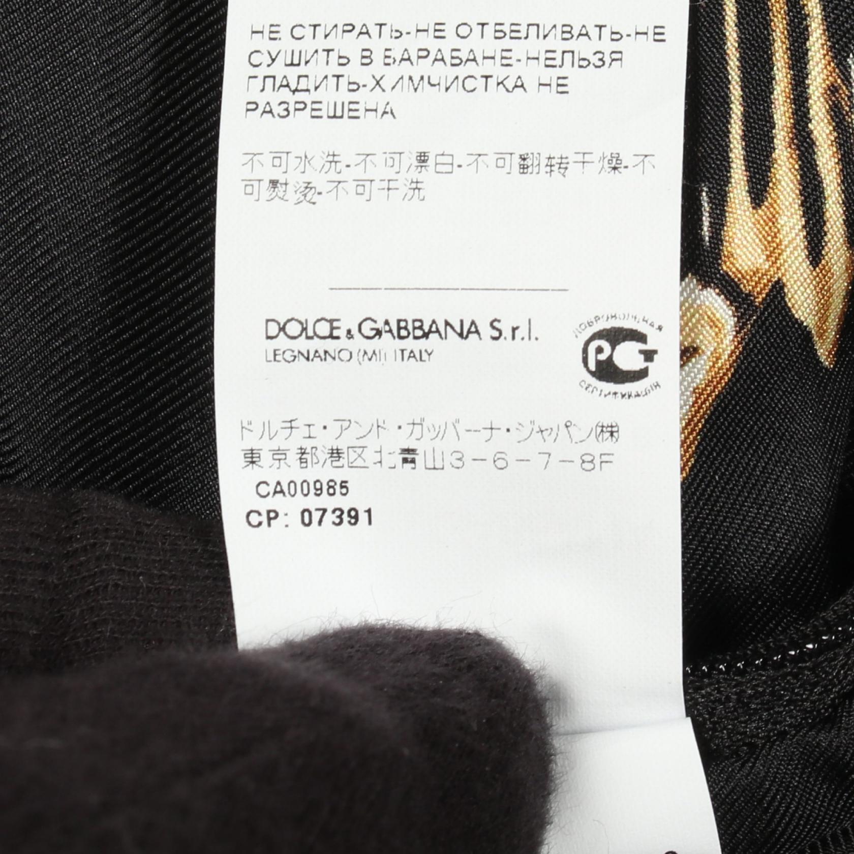 ドルチェ&ガッバーナ レザージャケット ブルゾン