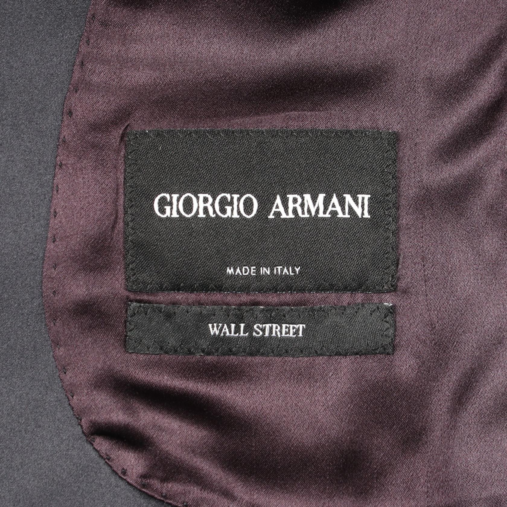 ジョルジオアルマーニ WALL STREET ウールシルクジャケット