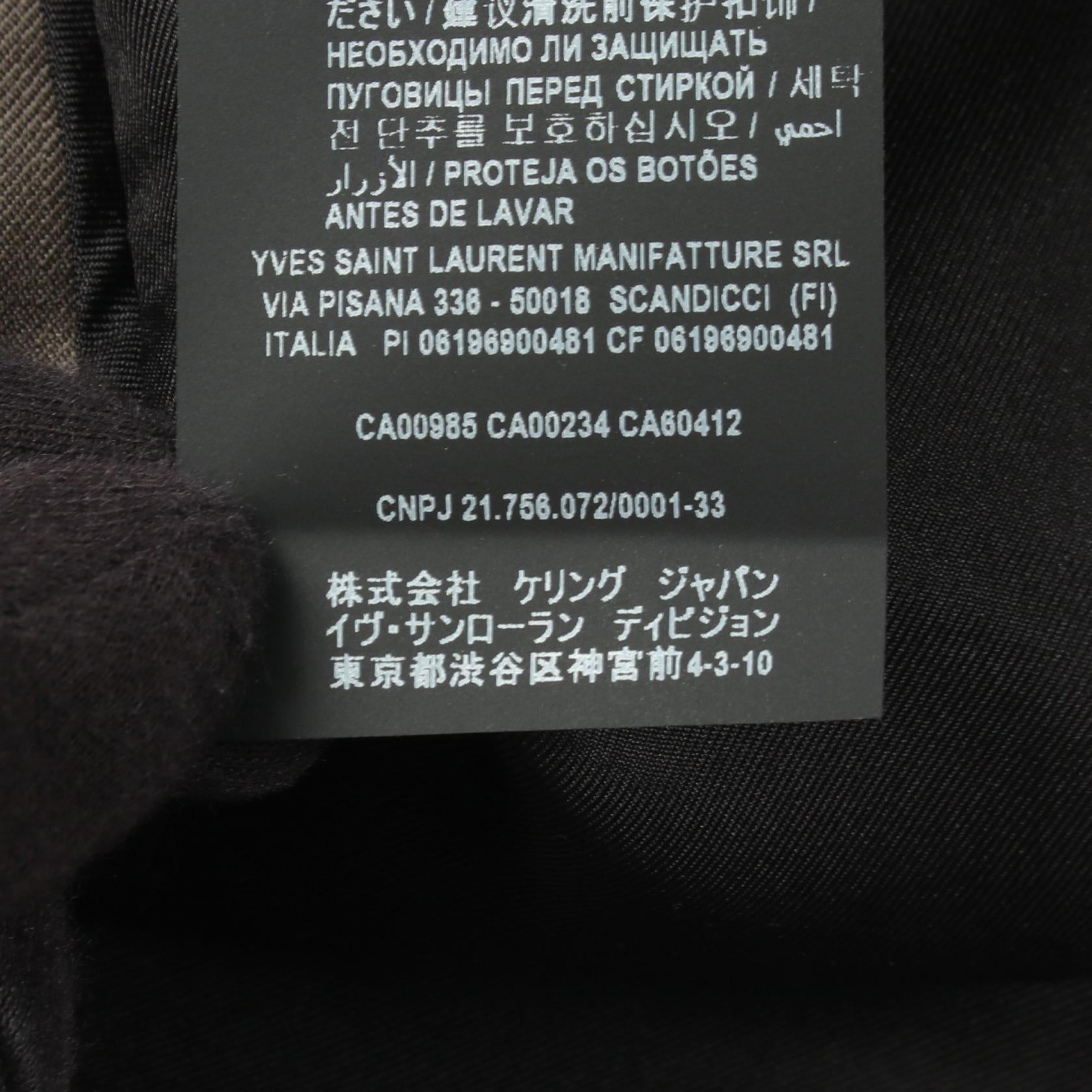 イヴサンローラン ウールジャケット
