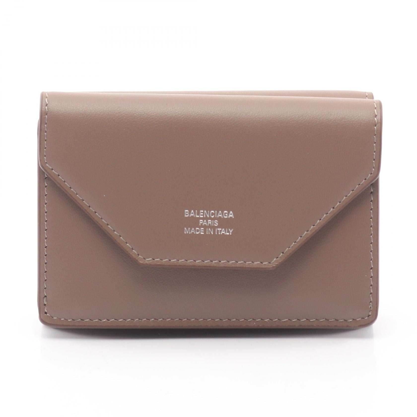 バレンシアガ エンベロップ レザー三つ折り財布