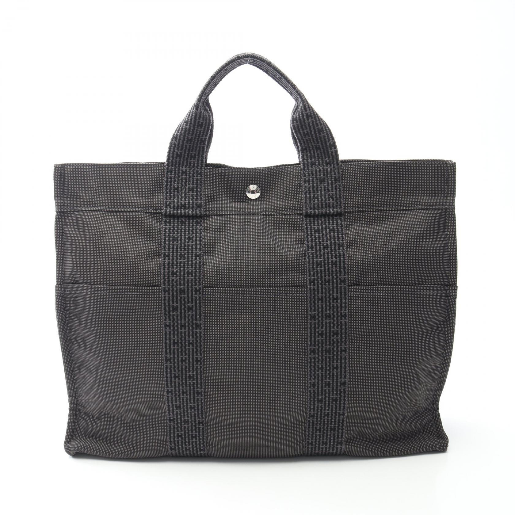 エルメス エールラインMM ナイロンキャンバス トートバッグ