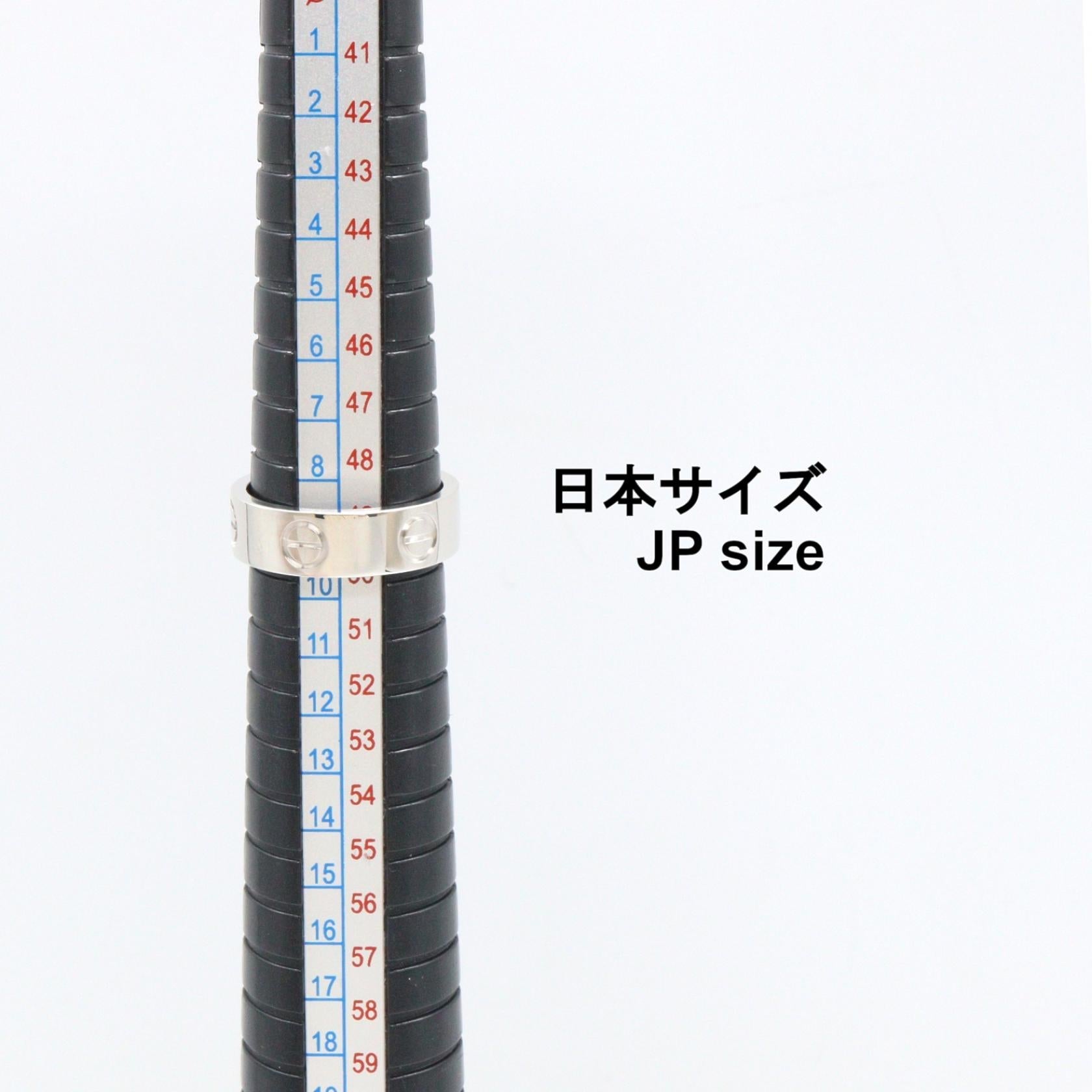 カルティエ ラブ Au750ホワイトゴールド リング 9号