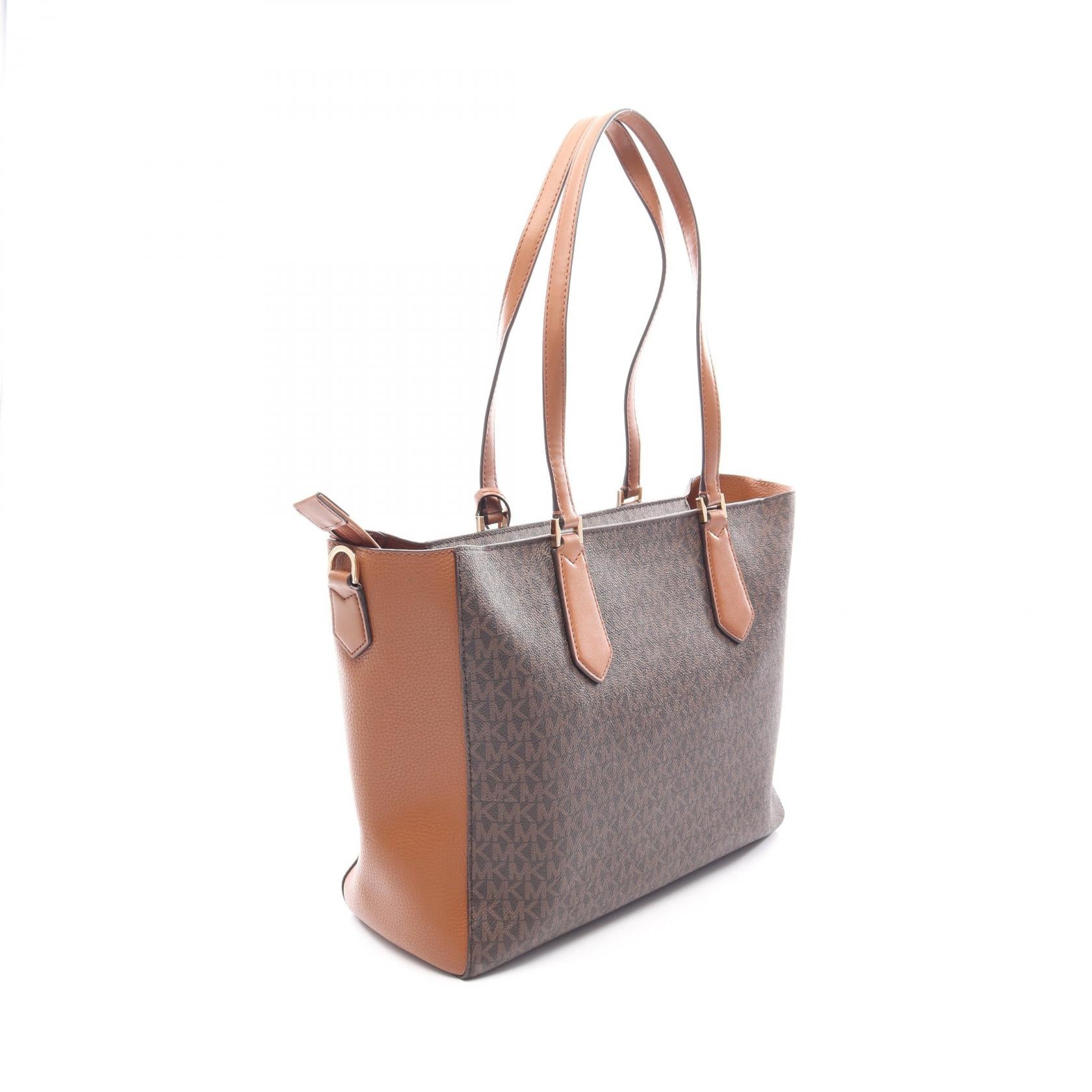 マイケルコース KIMBERLY 3 IN 1 PVCコーティングキャンバス レザー2wayトートバッグ