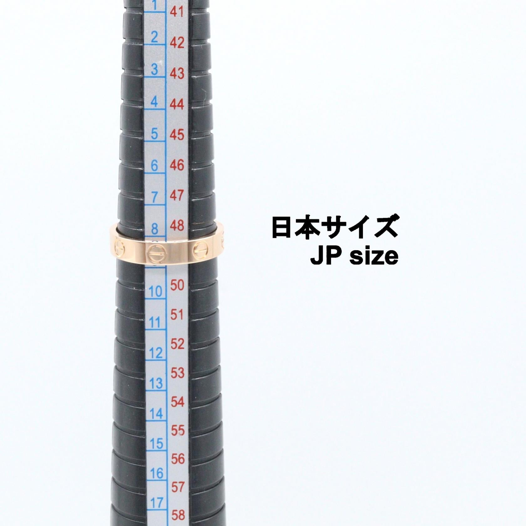 カルティエ ミニラブ Au750リング 49号