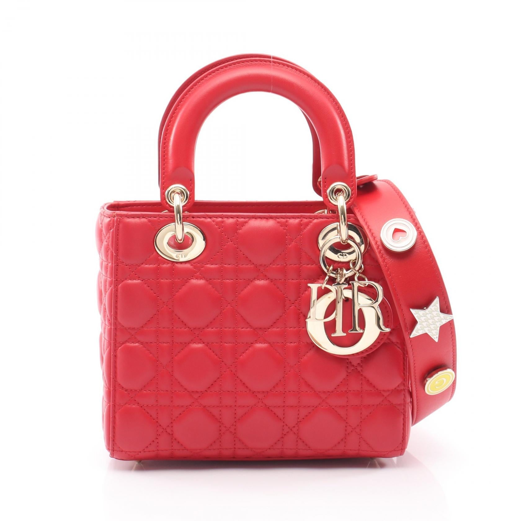 ディオール LADY DIOR MY ABCDIOR レザー2WAYバッグ