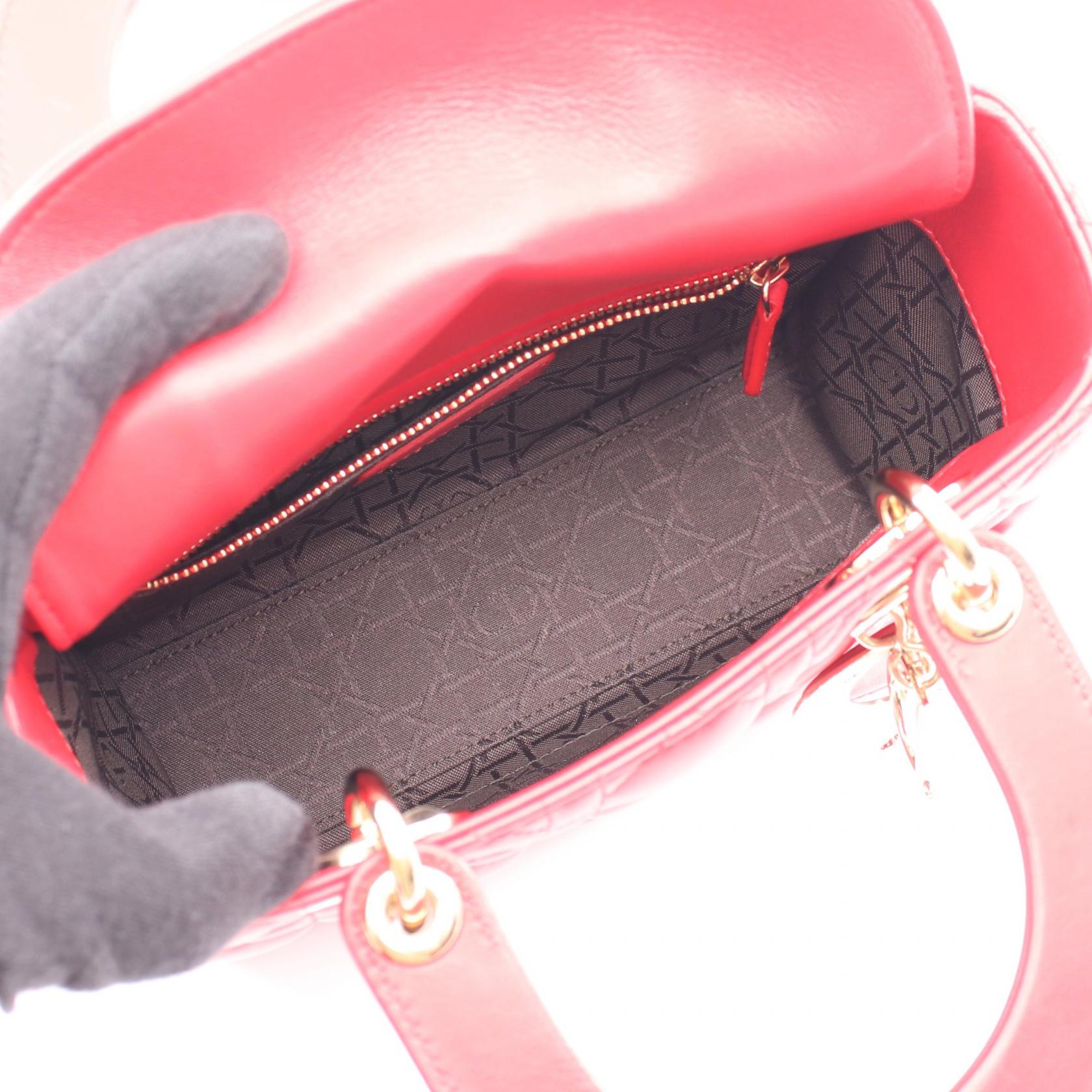 ディオール LADY DIOR MY ABCDIOR レザー2WAYバッグ