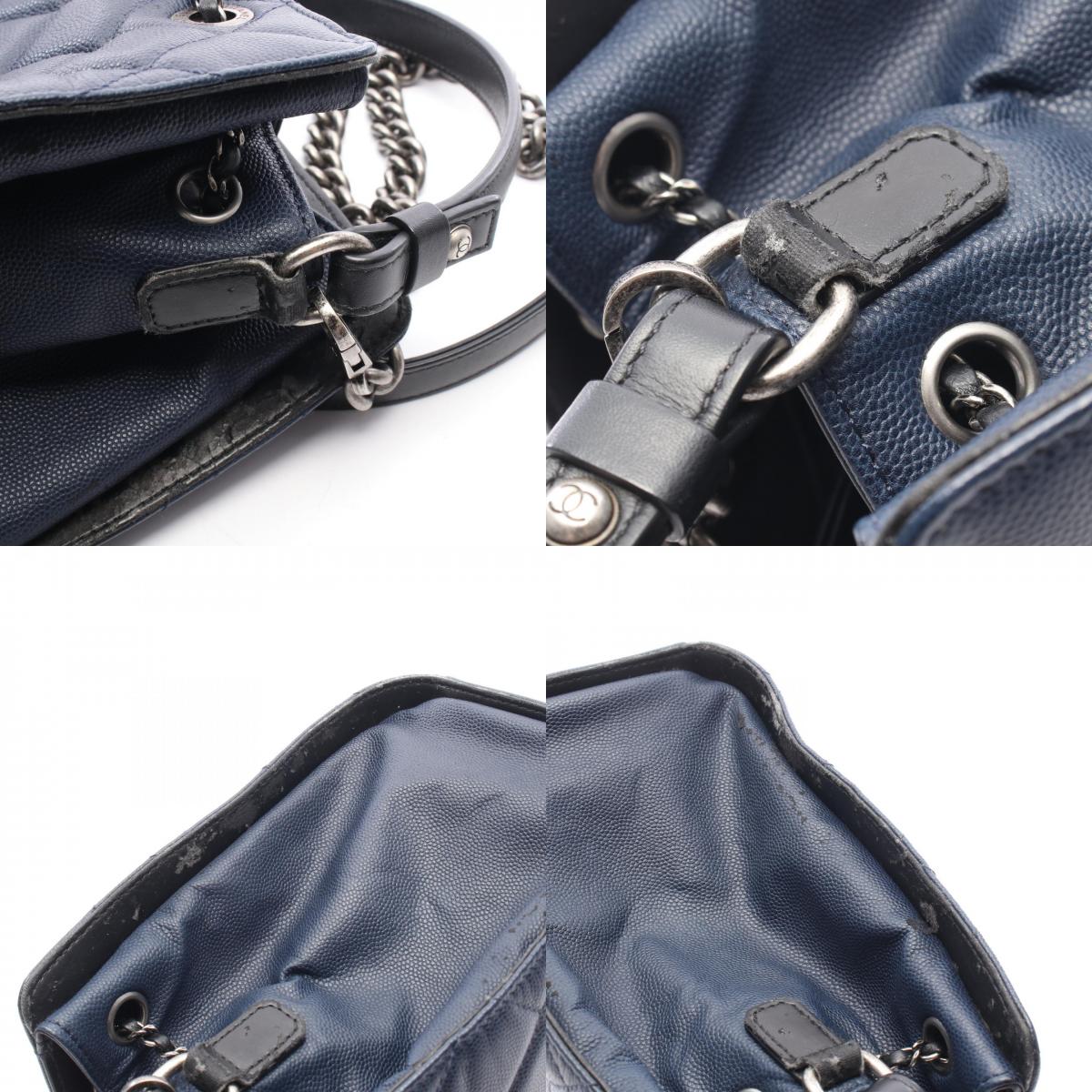 シャネル CCバケット マトラッセ グレインドカーフ 2WAYバッグ