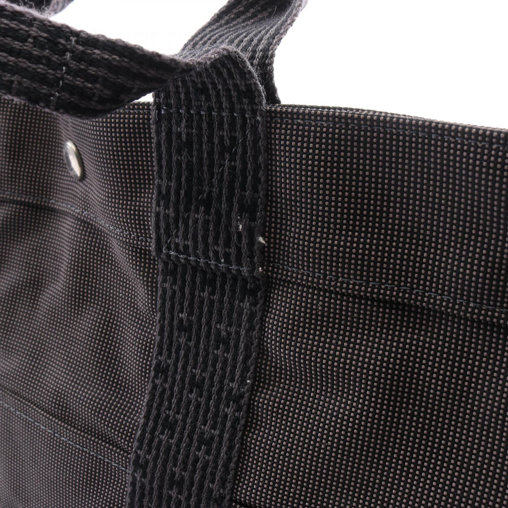 エルメス エールラインMM ナイロンキャンバス トートバッグ