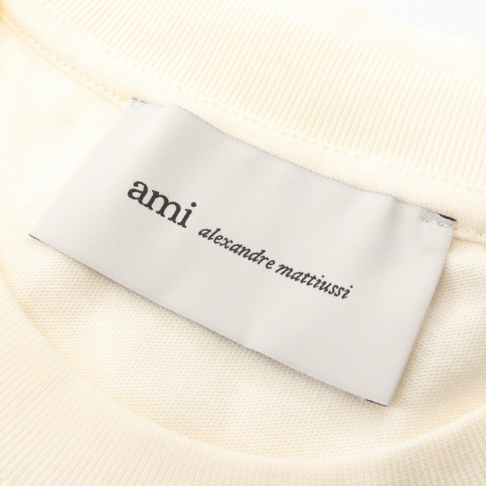 アミ コットン 半袖Tシャツ