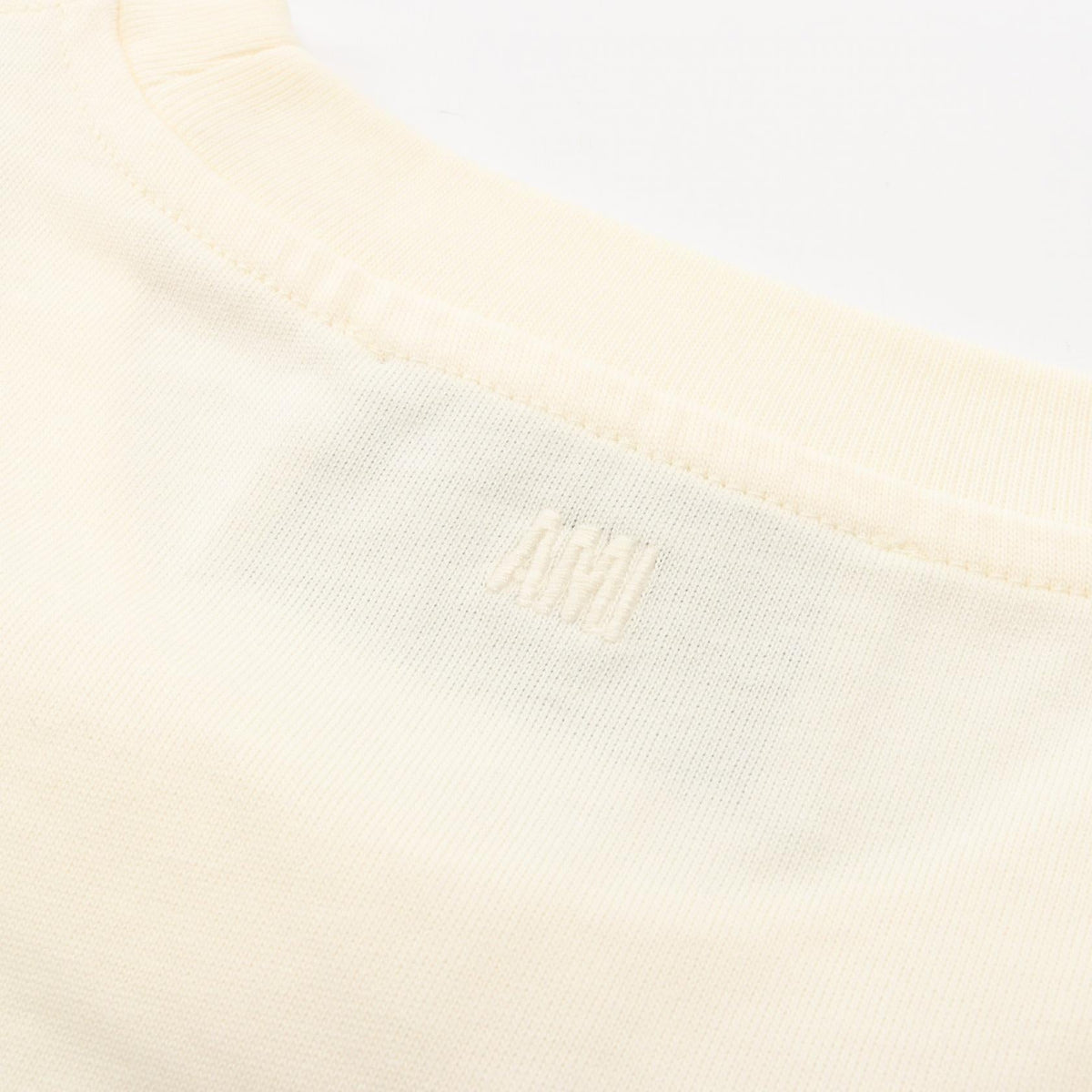 アミ コットン 半袖Tシャツ