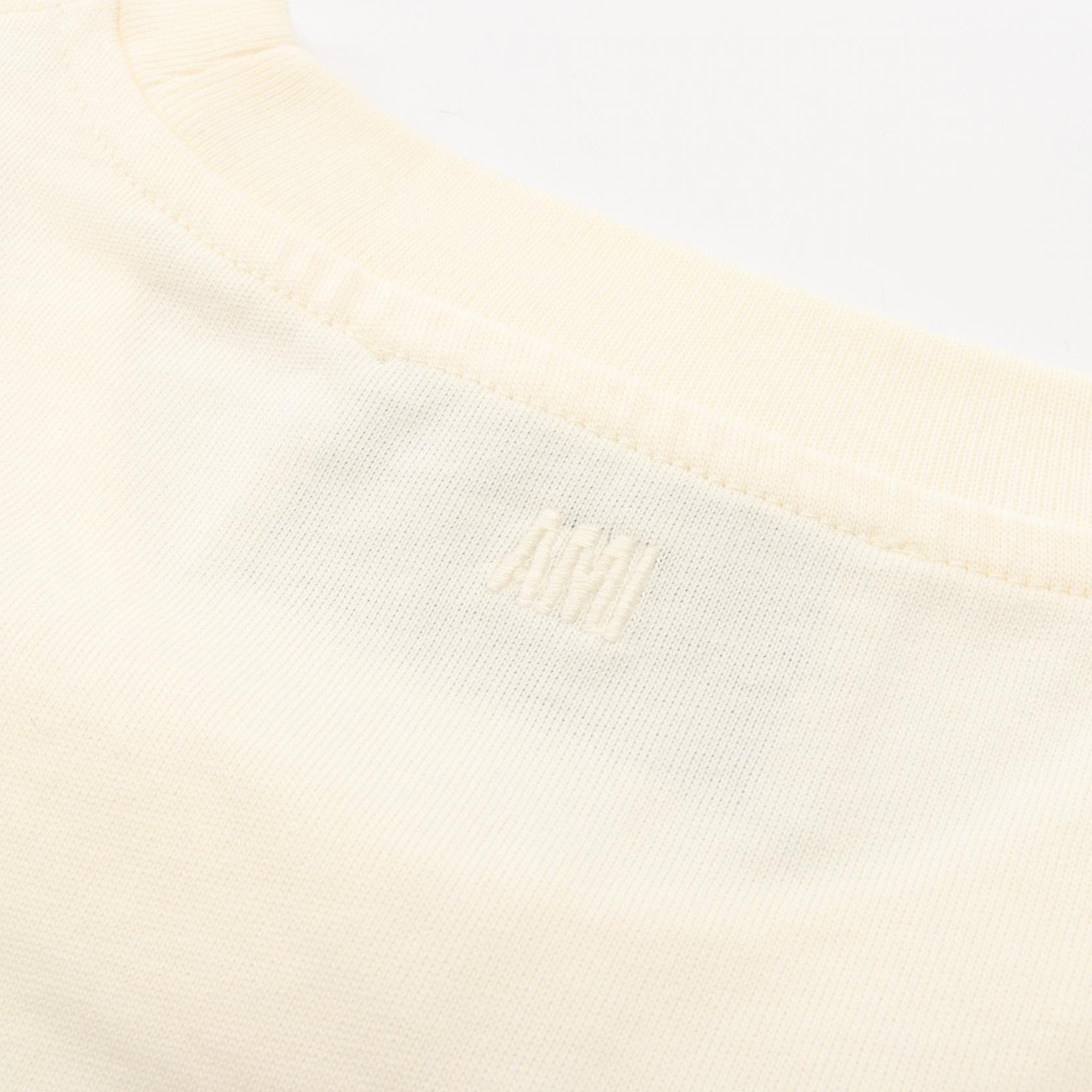 アミ コットン 半袖Tシャツ