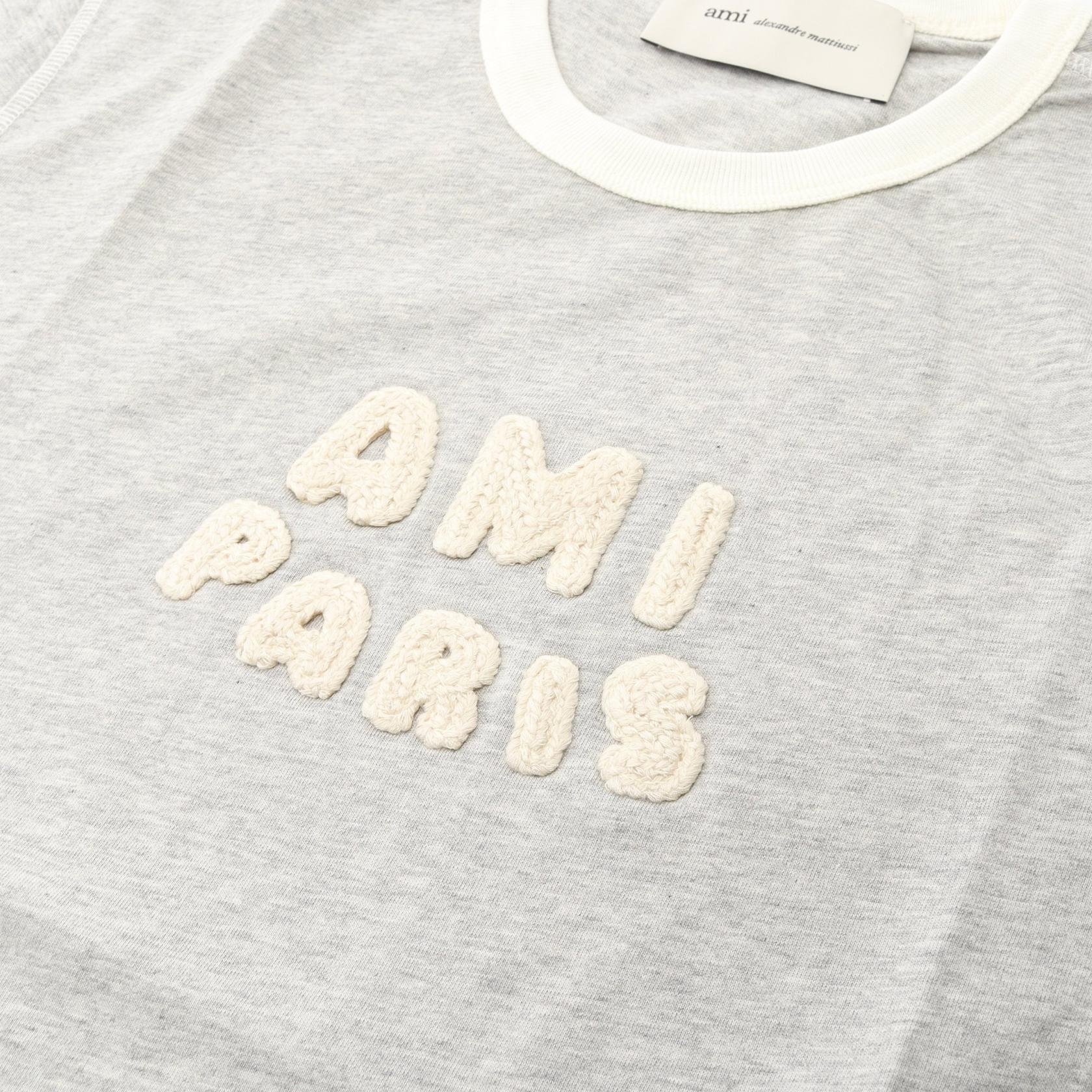アミ コットン半袖Tシャツ