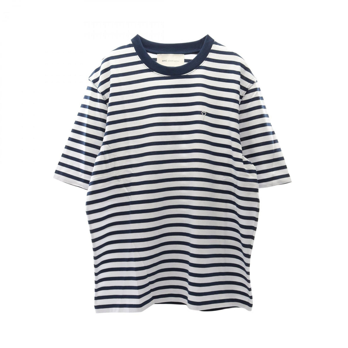 アミ ボクシーフィット コットン 半袖Tシャツ