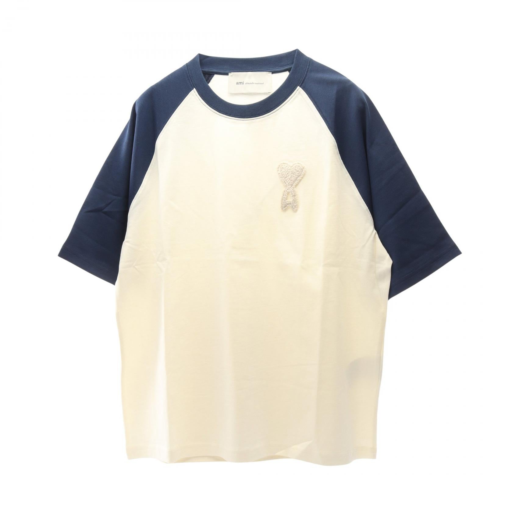 アミ コットン 半袖Tシャツ