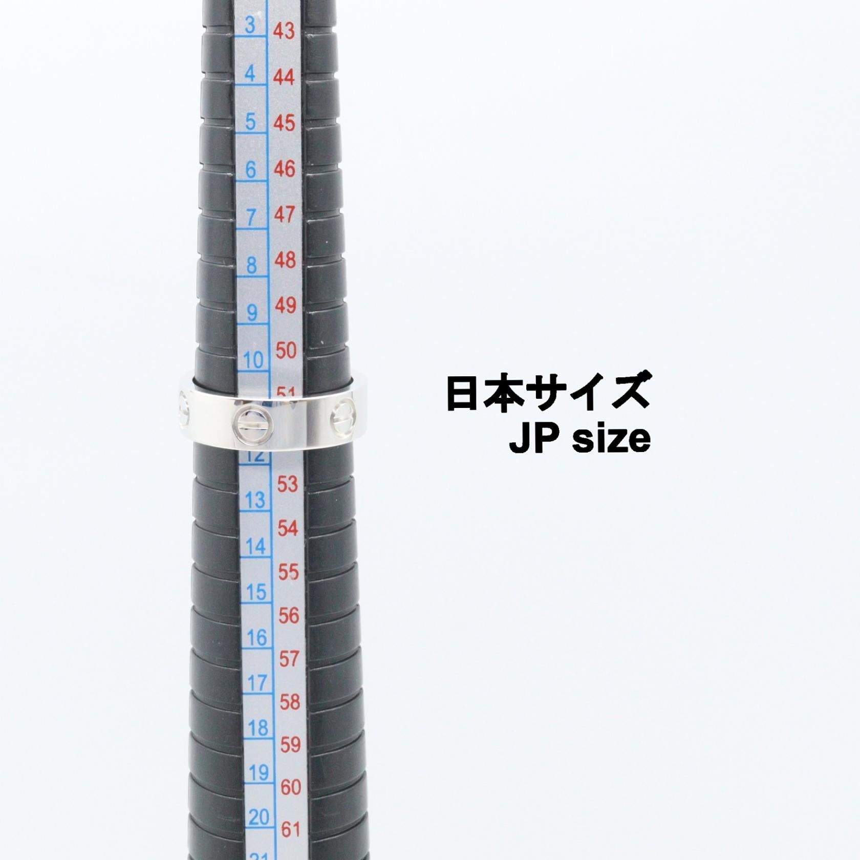 カルティエ ラブ Au750ホワイトゴールド リング 52号