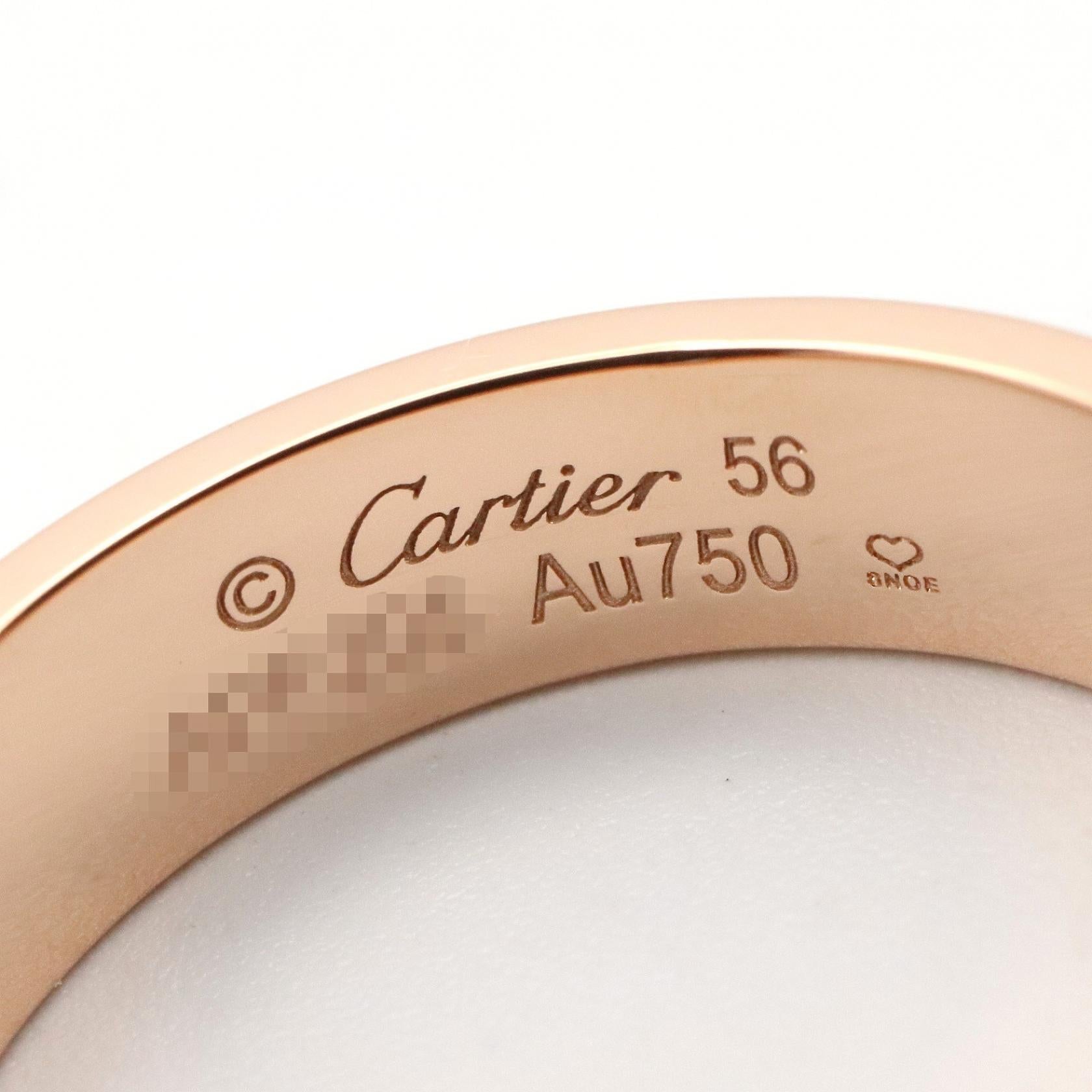 カルティエ ラブ Au750 リング 15.5号