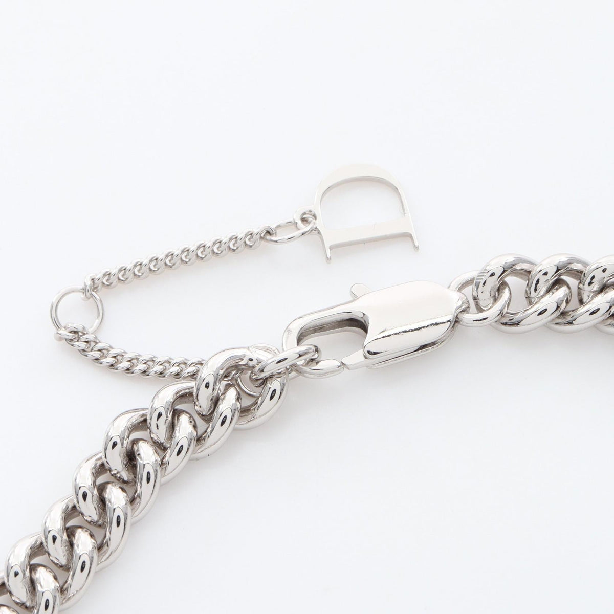 ディオール Guilloche Chain Link Bracelet ステンレススチール ブレスレット