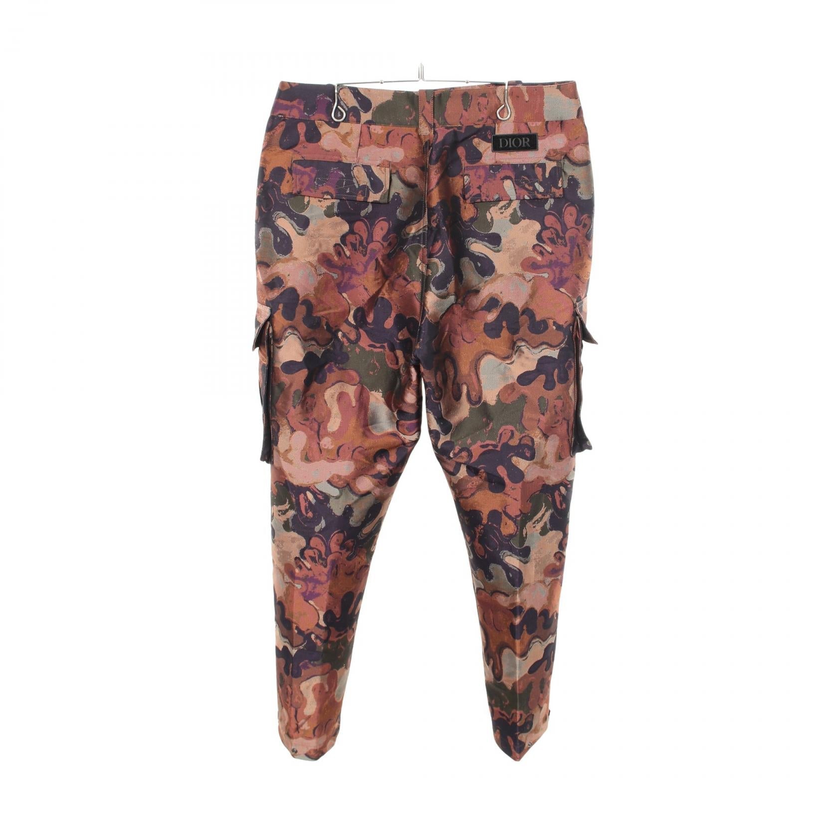 ディオール DIOR × PETER DOIG ポリエステルカーゴパンツ