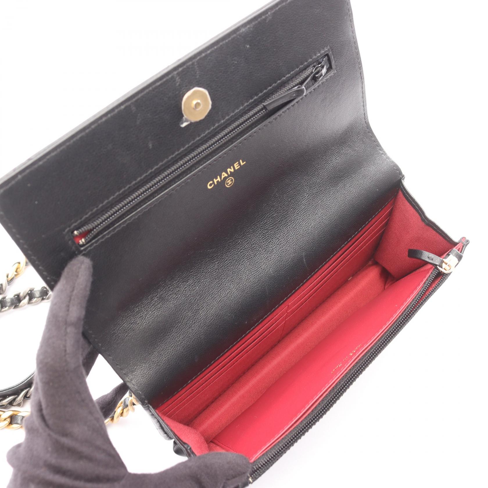 シャネル 19 ラムスキン 2wayショルダーバッグ