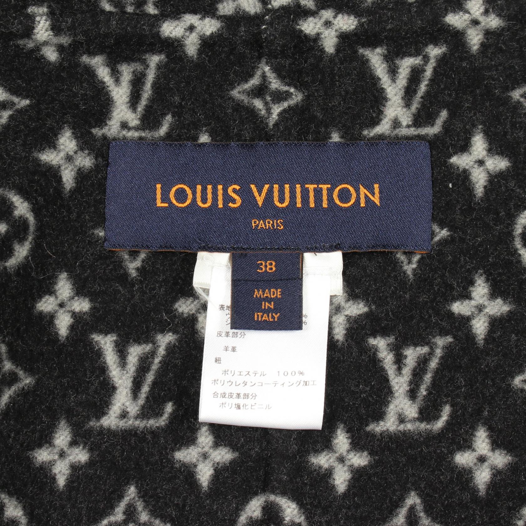 ルイヴィトン モノグラム ウールシルク ポンチョ