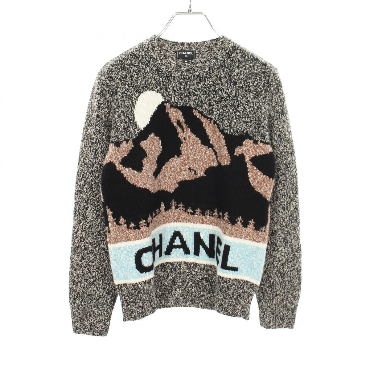 シャネル ロゴ カシミヤ ウールニット