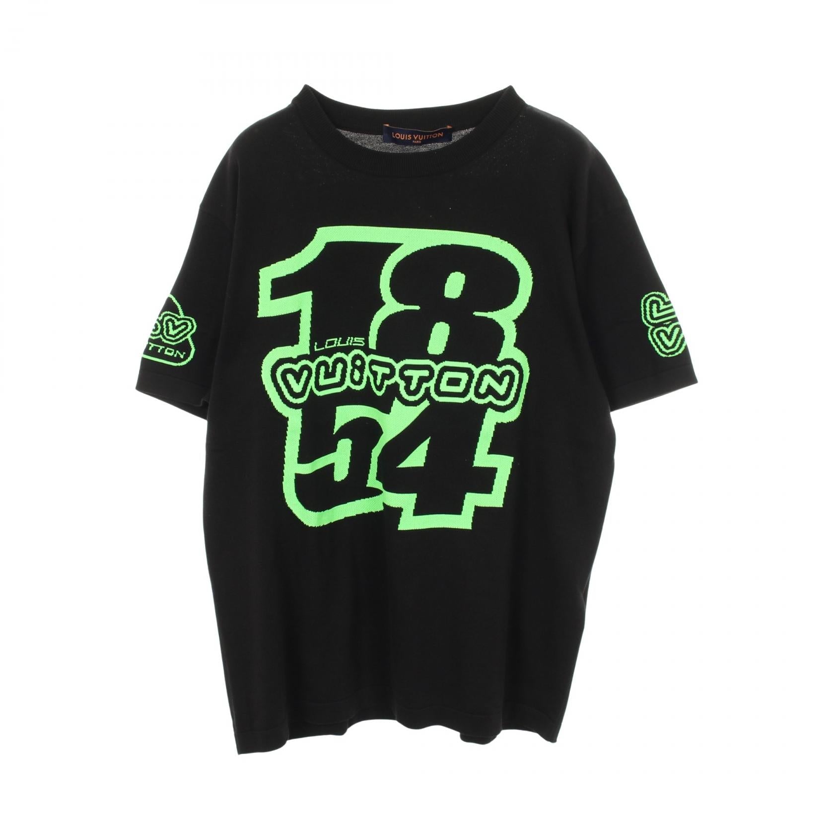 ルイヴィトン グラフィックニット コットンナイロンTシャツ