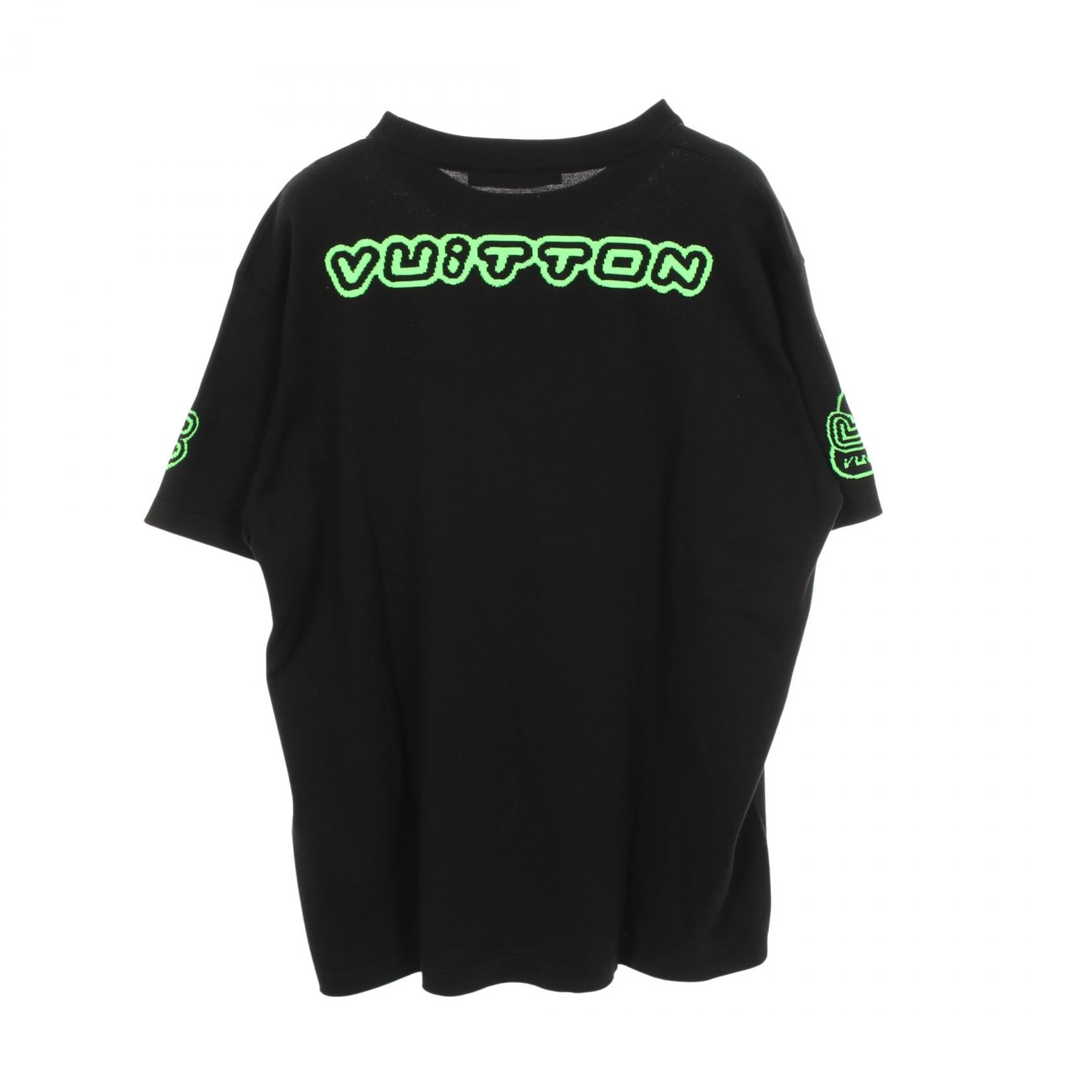 ルイヴィトン グラフィックニット コットンナイロンTシャツ