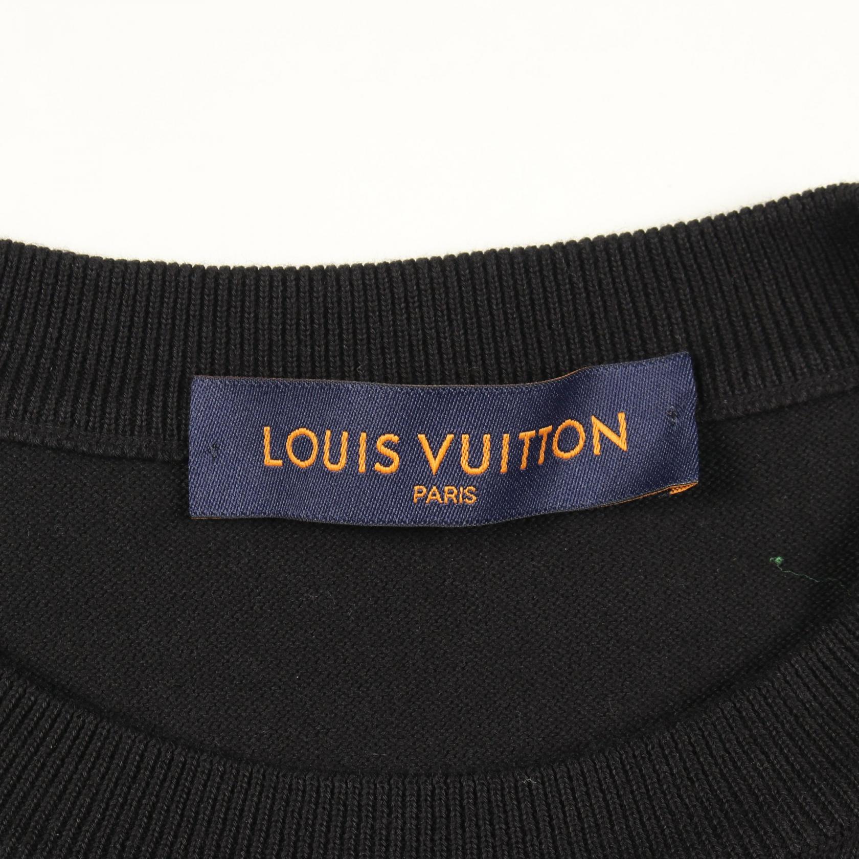 ルイヴィトン グラフィックニット コットンナイロンTシャツ