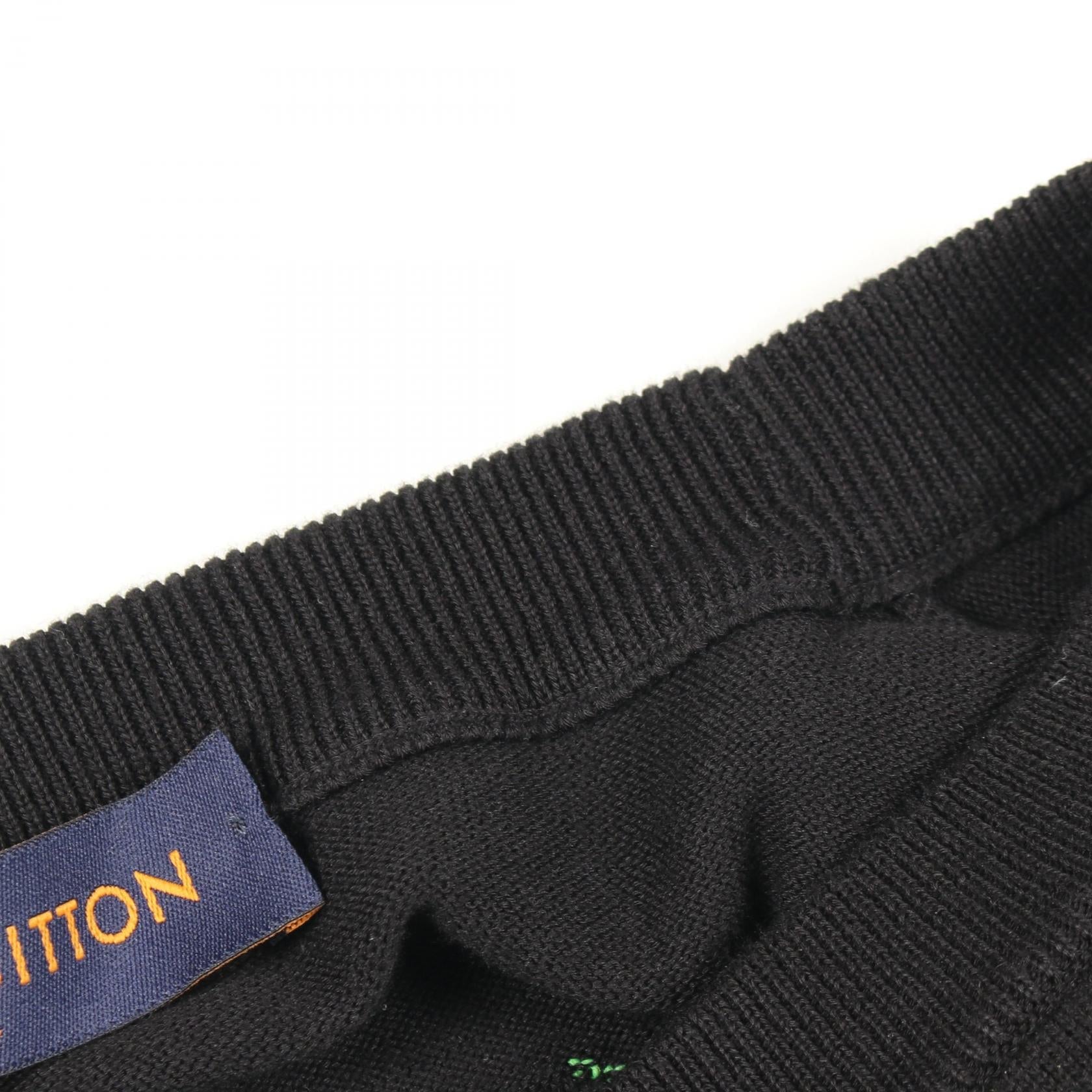 ルイヴィトン グラフィックニット コットンナイロンTシャツ