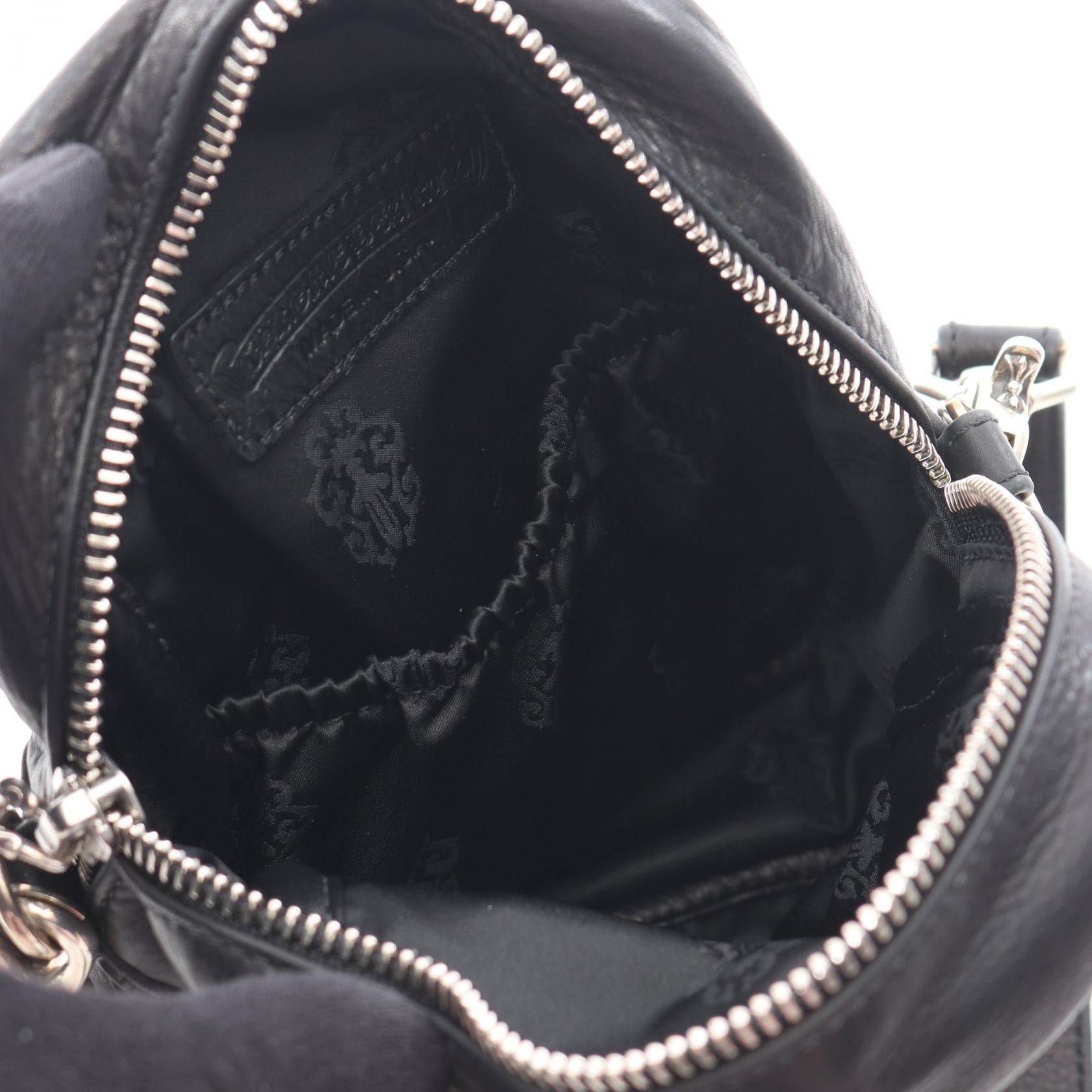 クロムハーツ TAKA MINI レザーショルダーバッグ