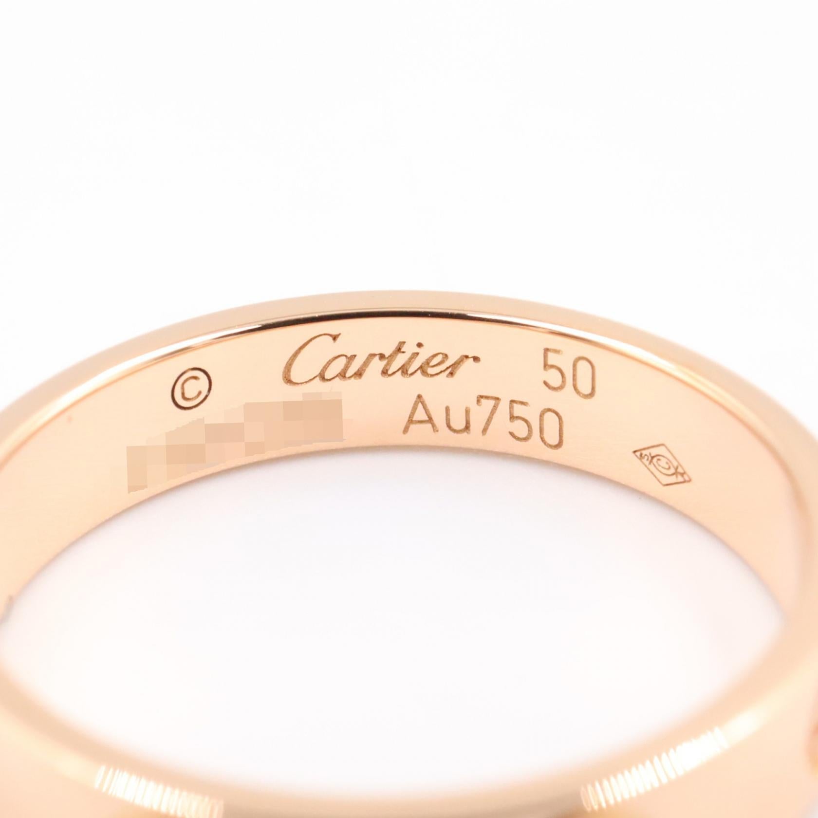 カルティエ ミニラブ Au750 リング 50号