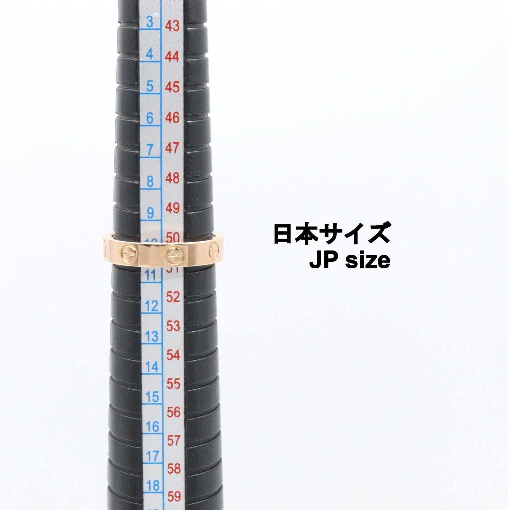 カルティエ ミニラブ Au750ダイヤモンドリング 51号